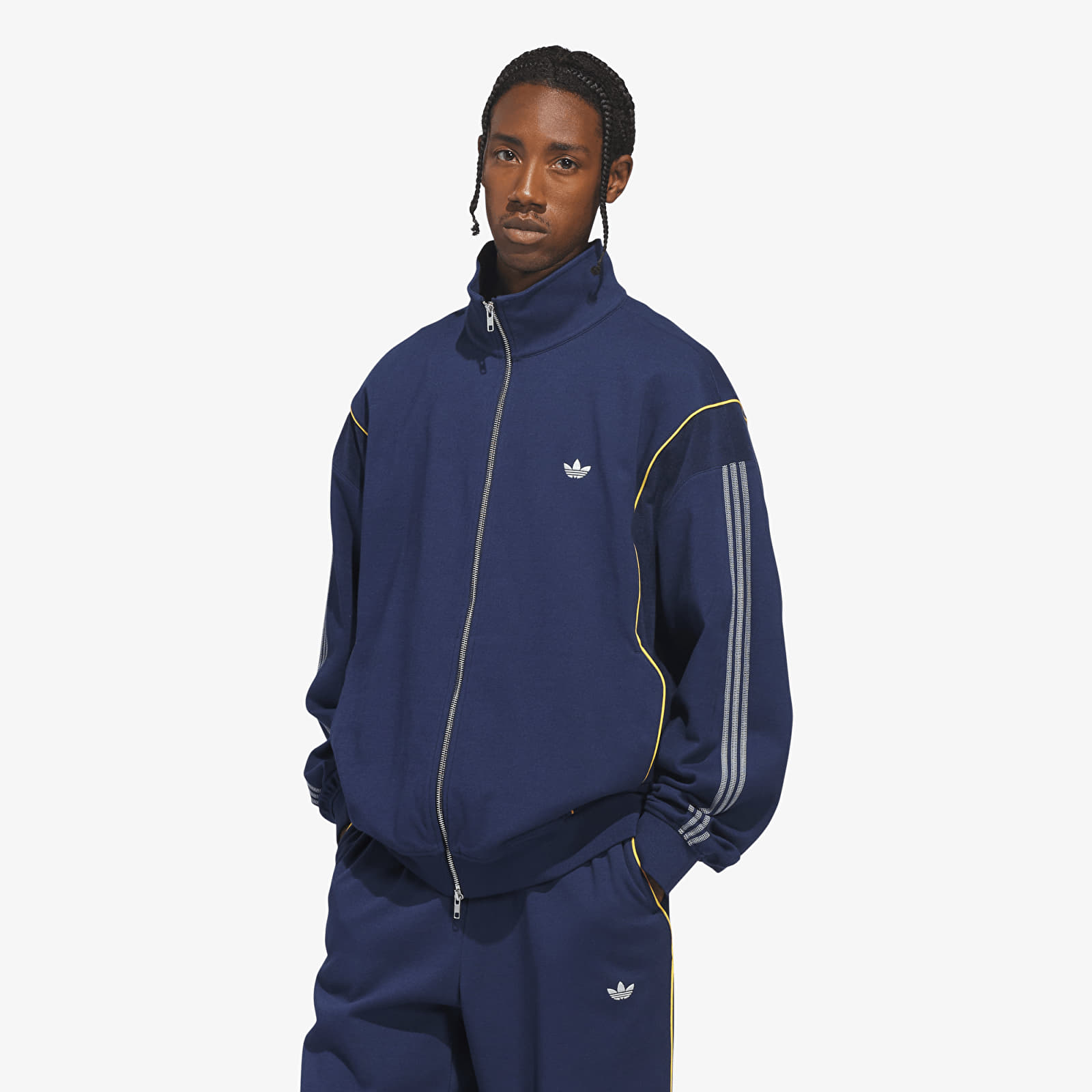 Hoodies für Männer adidas City Terrace Track Track Top UNISEX Night Indigo