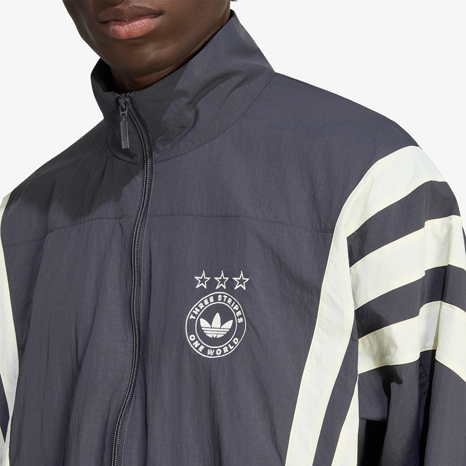 Pánské bundy adidas Santiago Track Jacket Utility Black