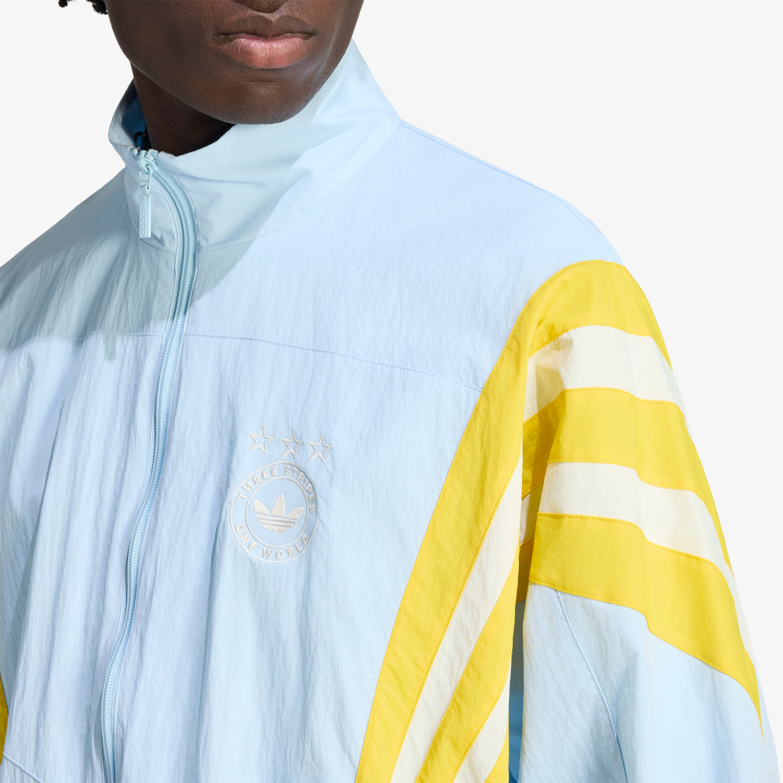 Pánské bundy adidas Santiago Track Jacket Ice Blue