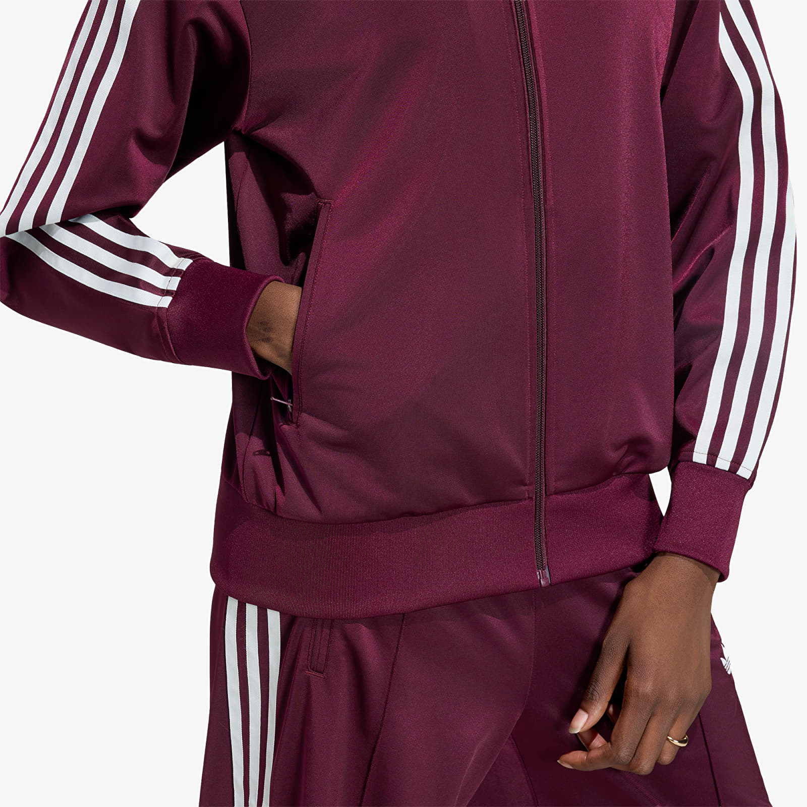 Hoodies and sweatshirts  adidas Firebird Tt Maroon