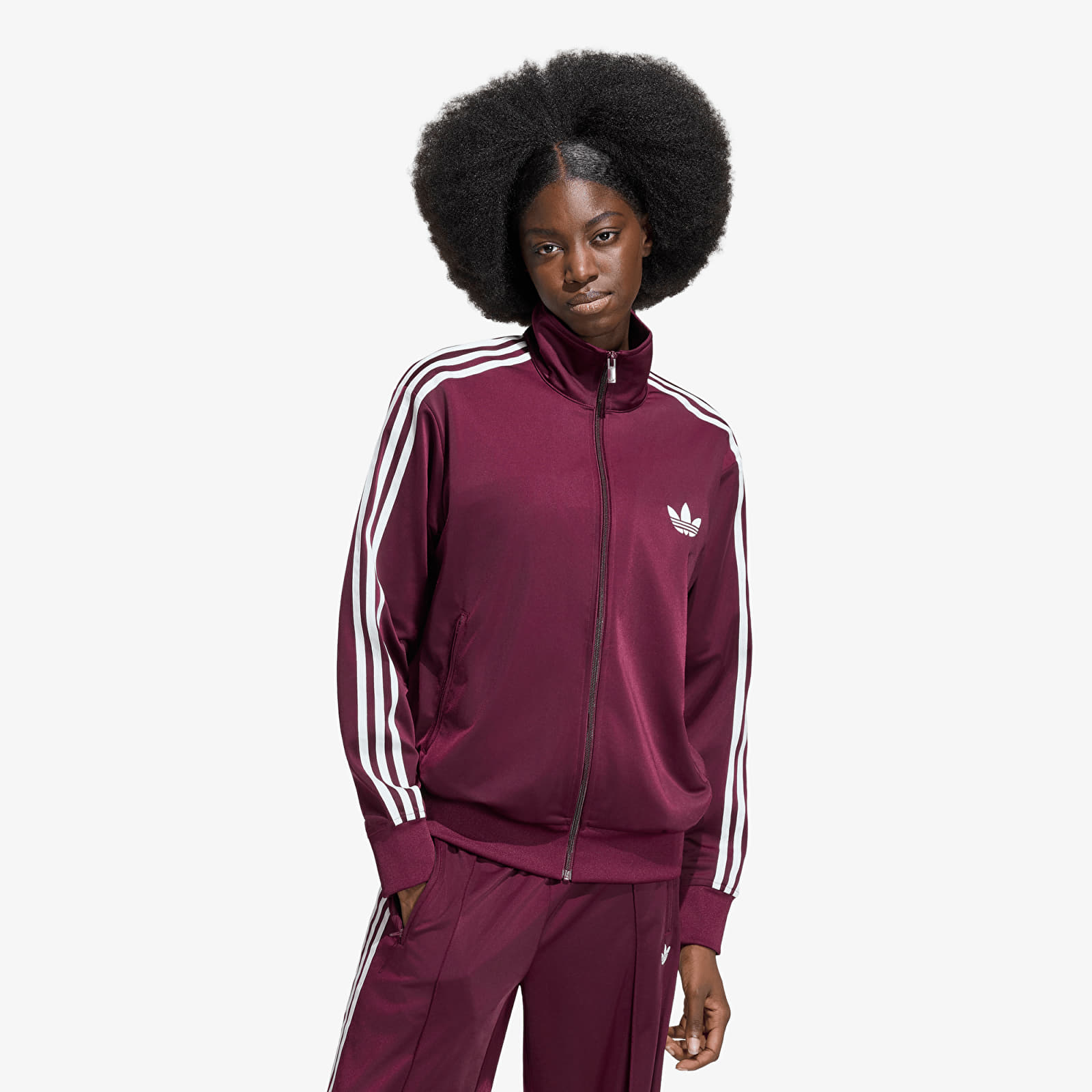 Hoodies and sweatshirts  adidas Firebird Tt Maroon