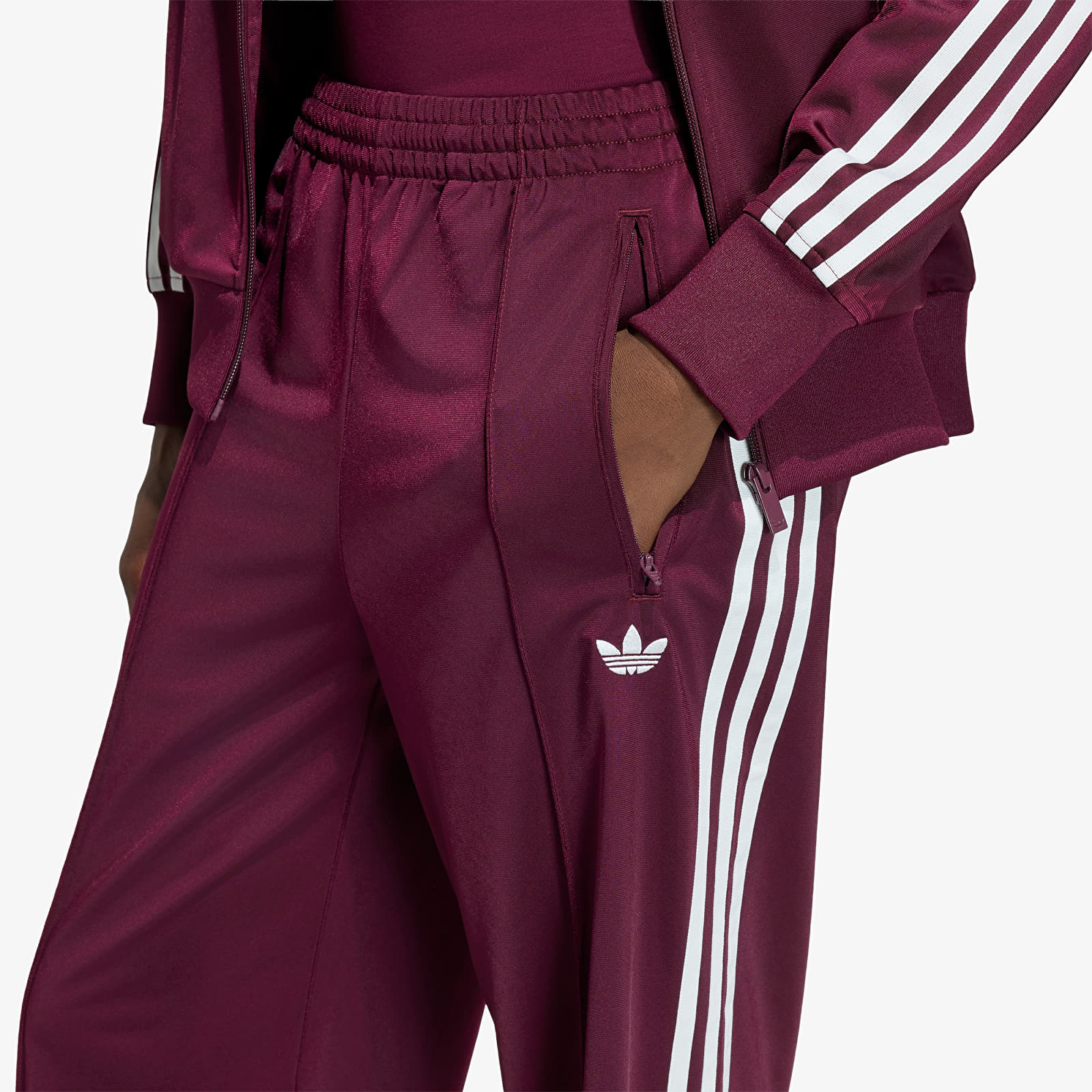 Jogginghosen adidas Firebird Adicolor Loose Track Tracksuit Bottoms Maroon