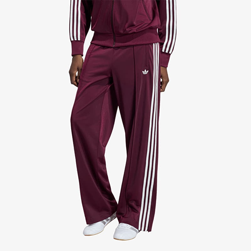 adidas Firebird Adicolor Loose Track Tracksuit Bottoms Maroon