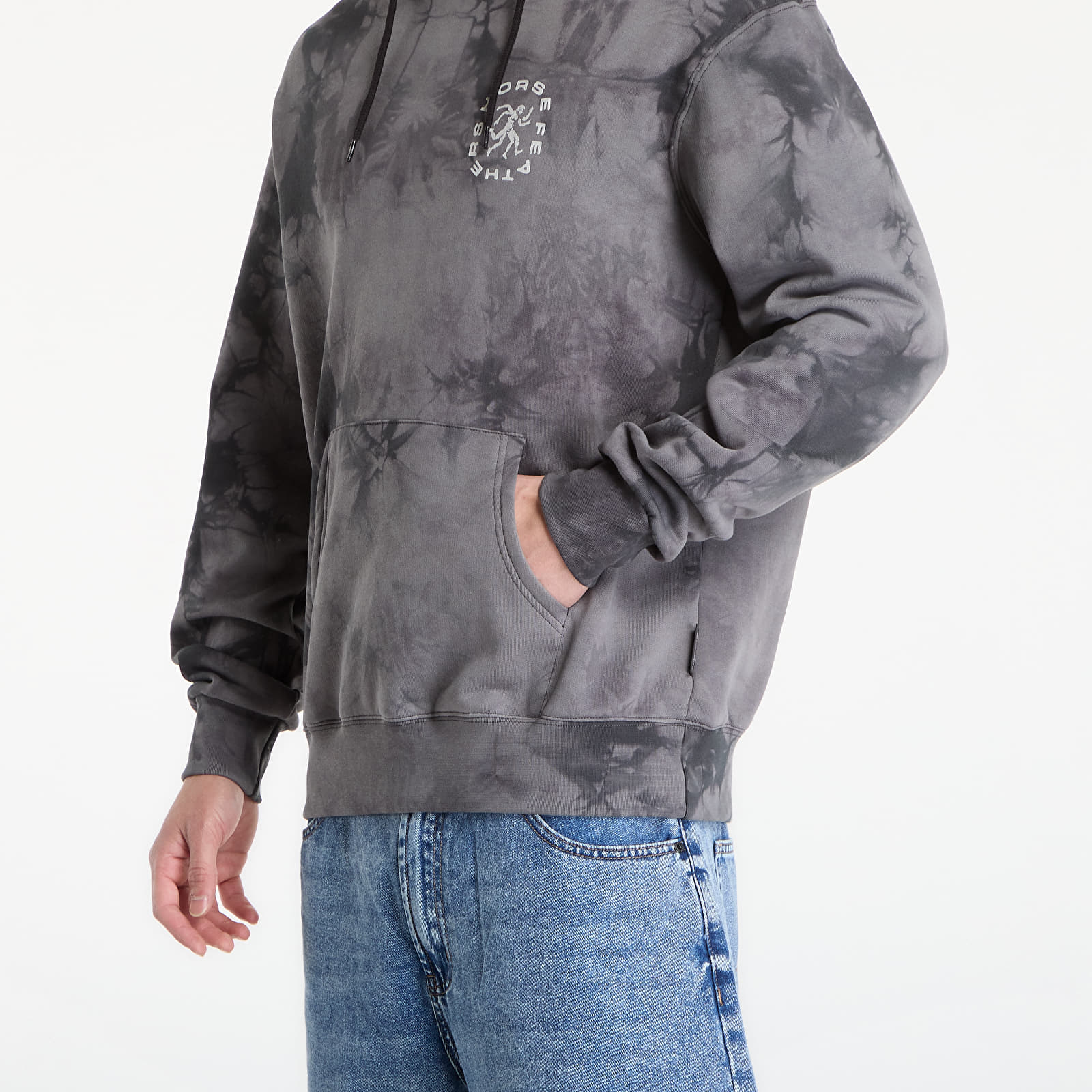 Mikiny Horsefeathers Instinct Sweatshirt Tie Dye