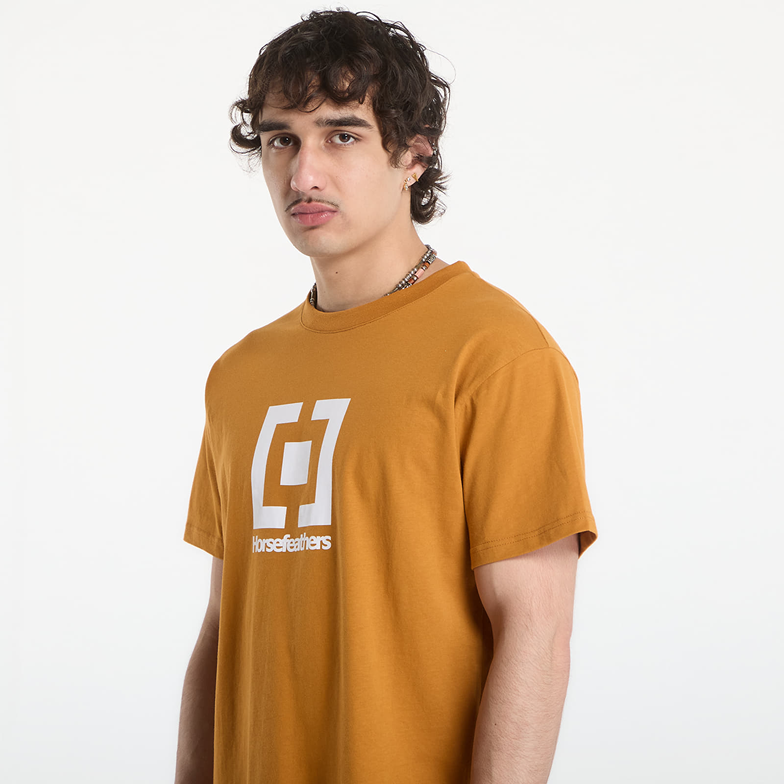 T-shirts för män Horsefeathers Base T-Shirt Pumpkin