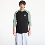 Horsefeathers Global Raglan T-Shirt Black/ Iceberg Green