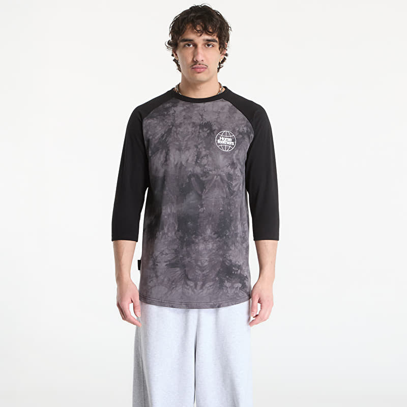 Horsefeathers Global Raglan T-Shirt Black/ Tie Dye