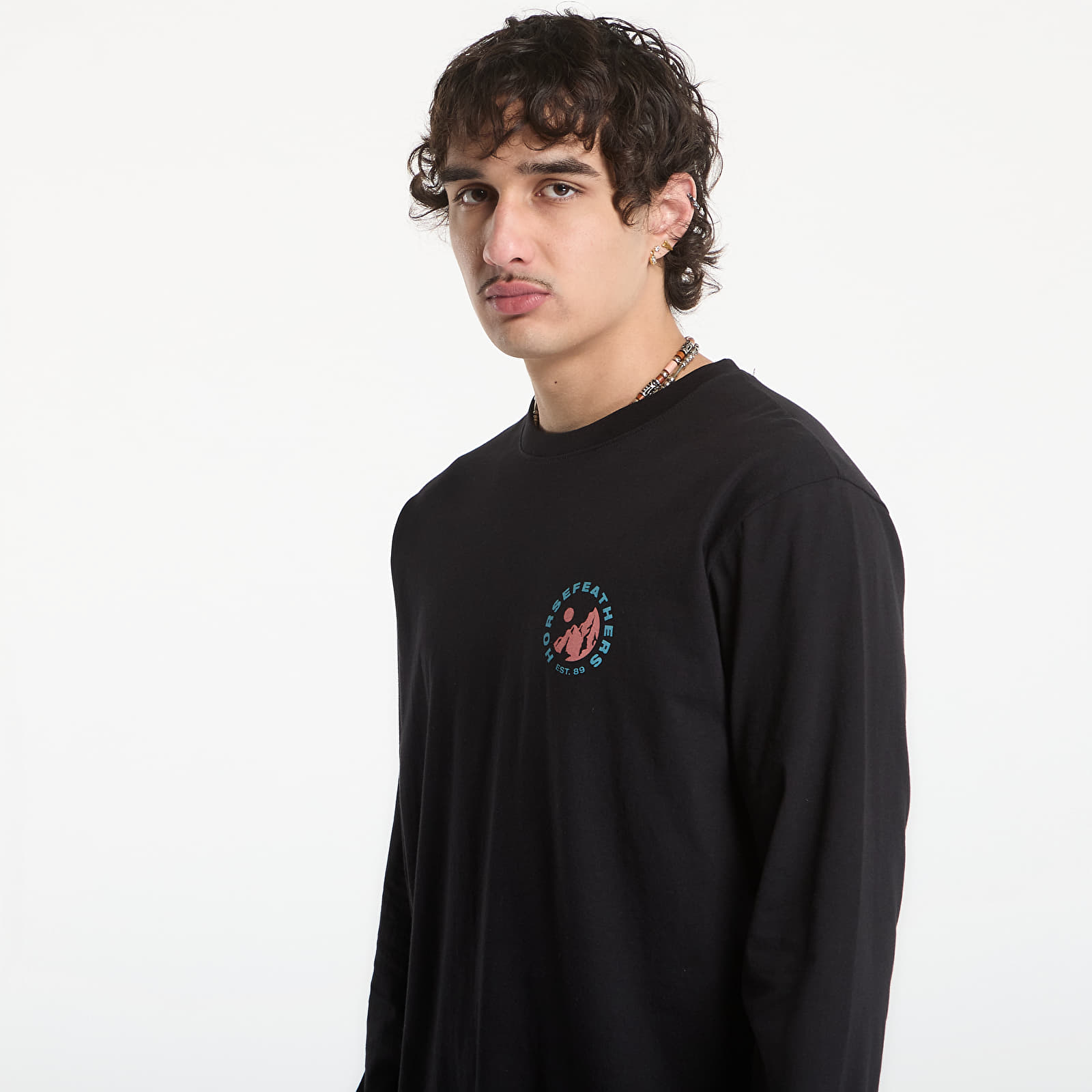 T-shirts Horsefeathers Altitude Ls T-Shirt Black