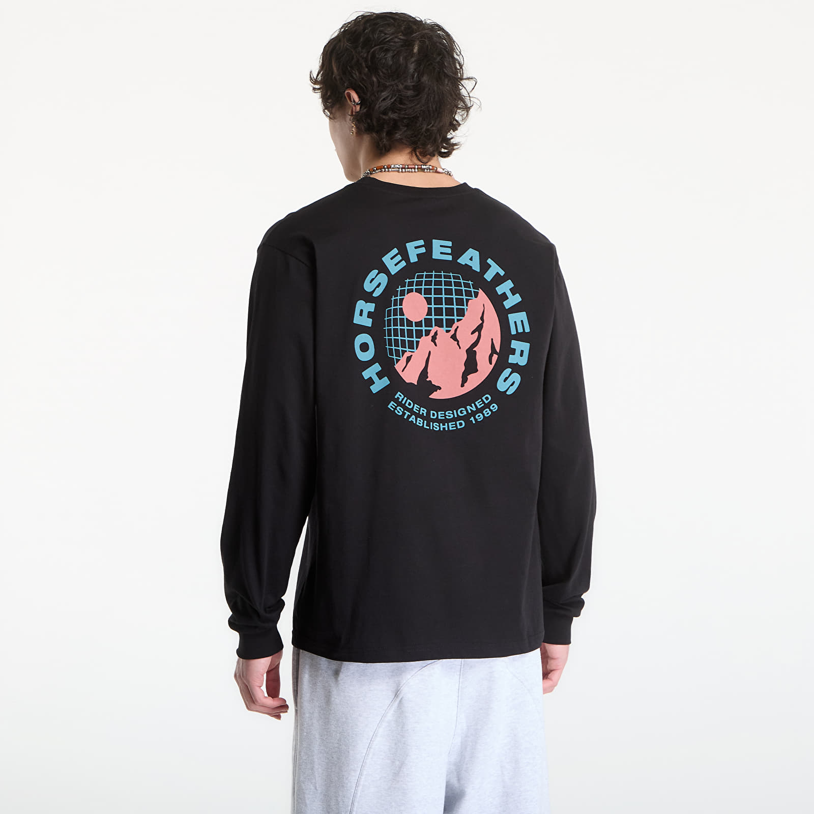 T-shirts Horsefeathers Altitude Ls T-Shirt Black