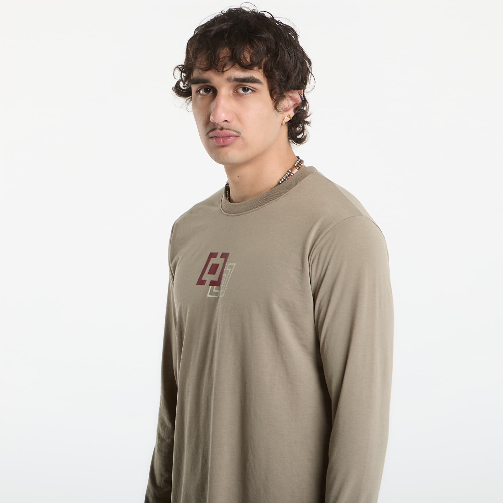 Men's jerseys Horsefeathers Fury Ls Bike Jersey Taupe