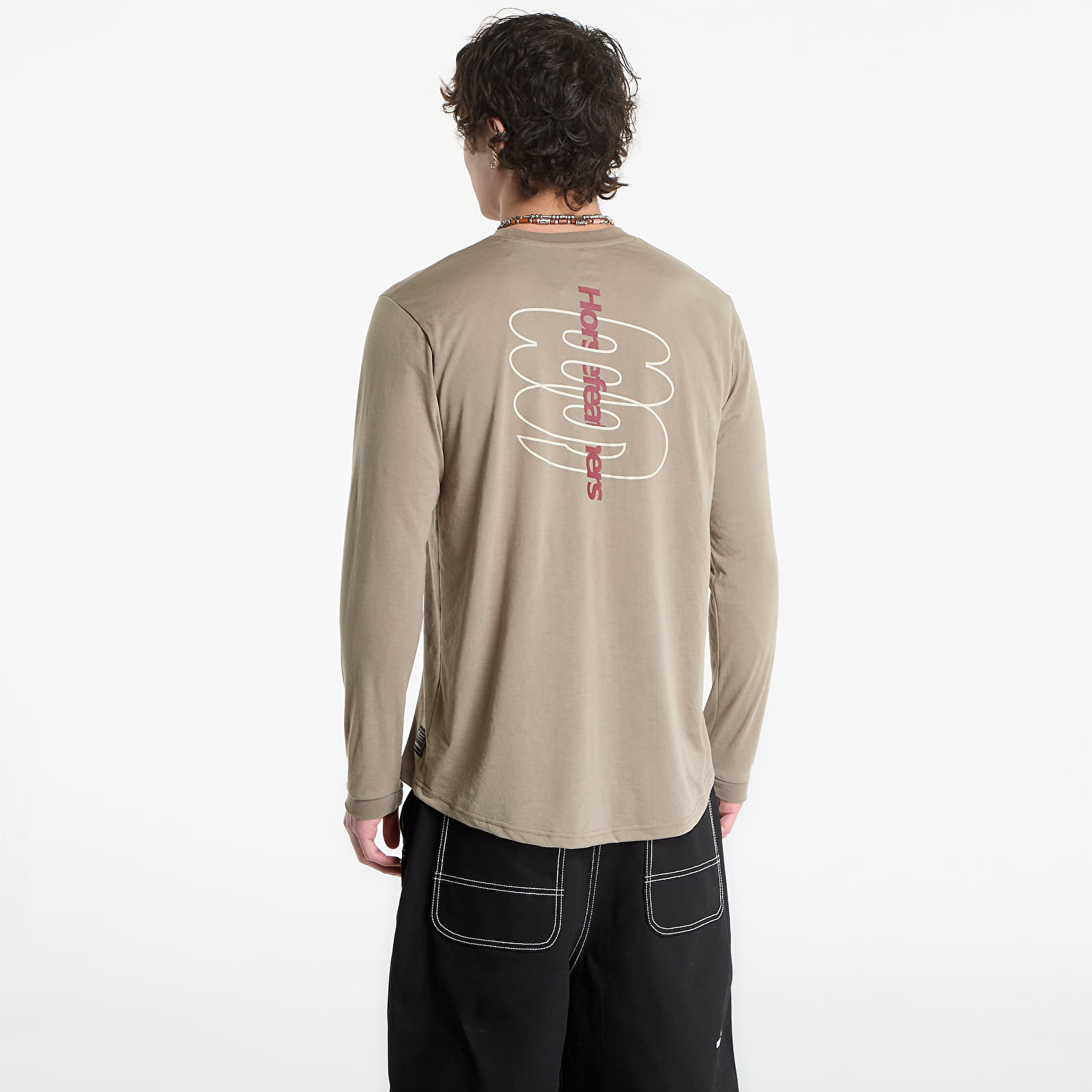 Men's jerseys Horsefeathers Fury Ls Bike Jersey Taupe