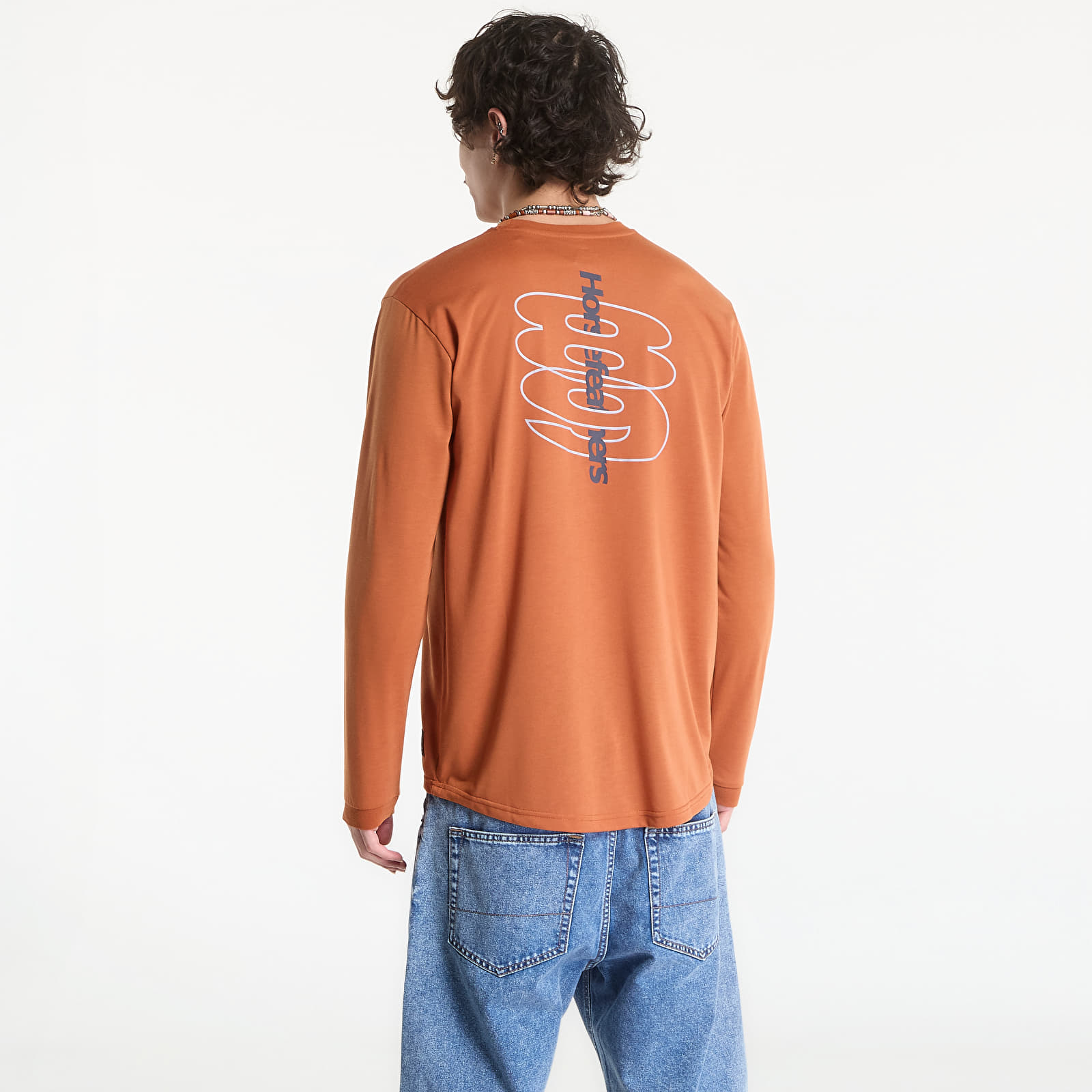 T-särgid Horsefeathers Fury Ls Bike Jersey Rust