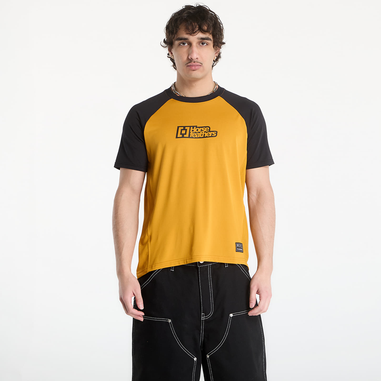 Džemperi Horsefeathers Spike Bike Jersey Sunflower/ Black