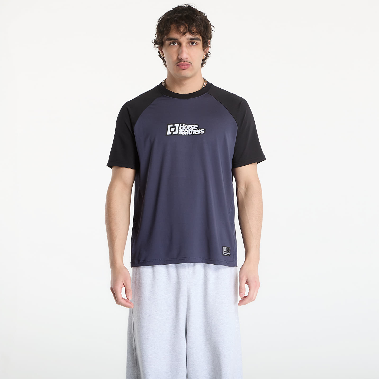 Pelipaidat Horsefeathers Spike Bike Jersey Indigo/ Black