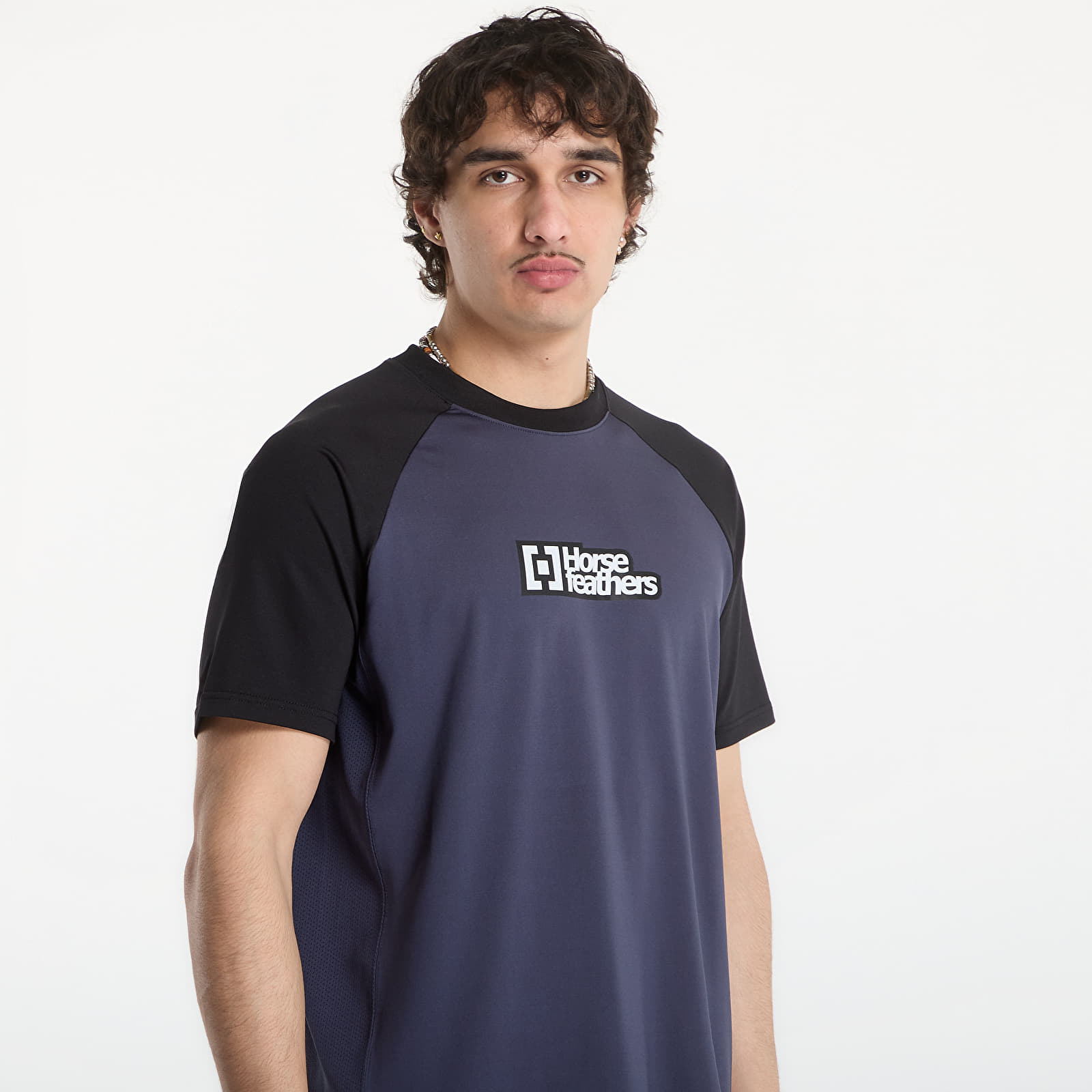 Pelipaidat Horsefeathers Spike Bike Jersey Indigo/ Black