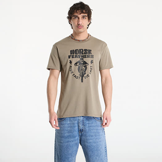 Majice Horsefeathers Full Send Tech T-Shirt Taupe