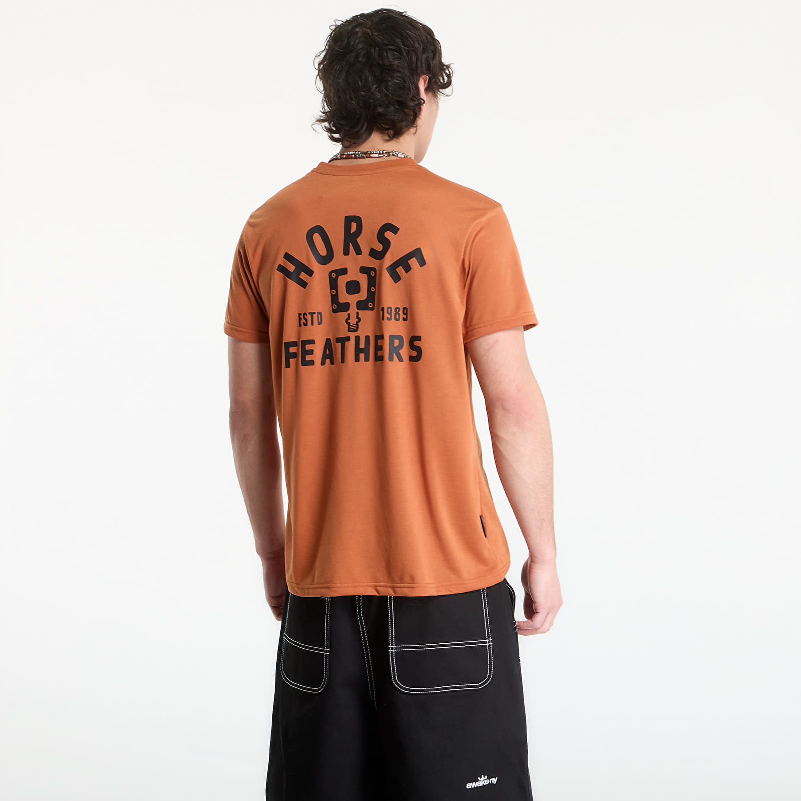 Moške majice  Horsefeathers Pedal Tech T-Shirt Rust