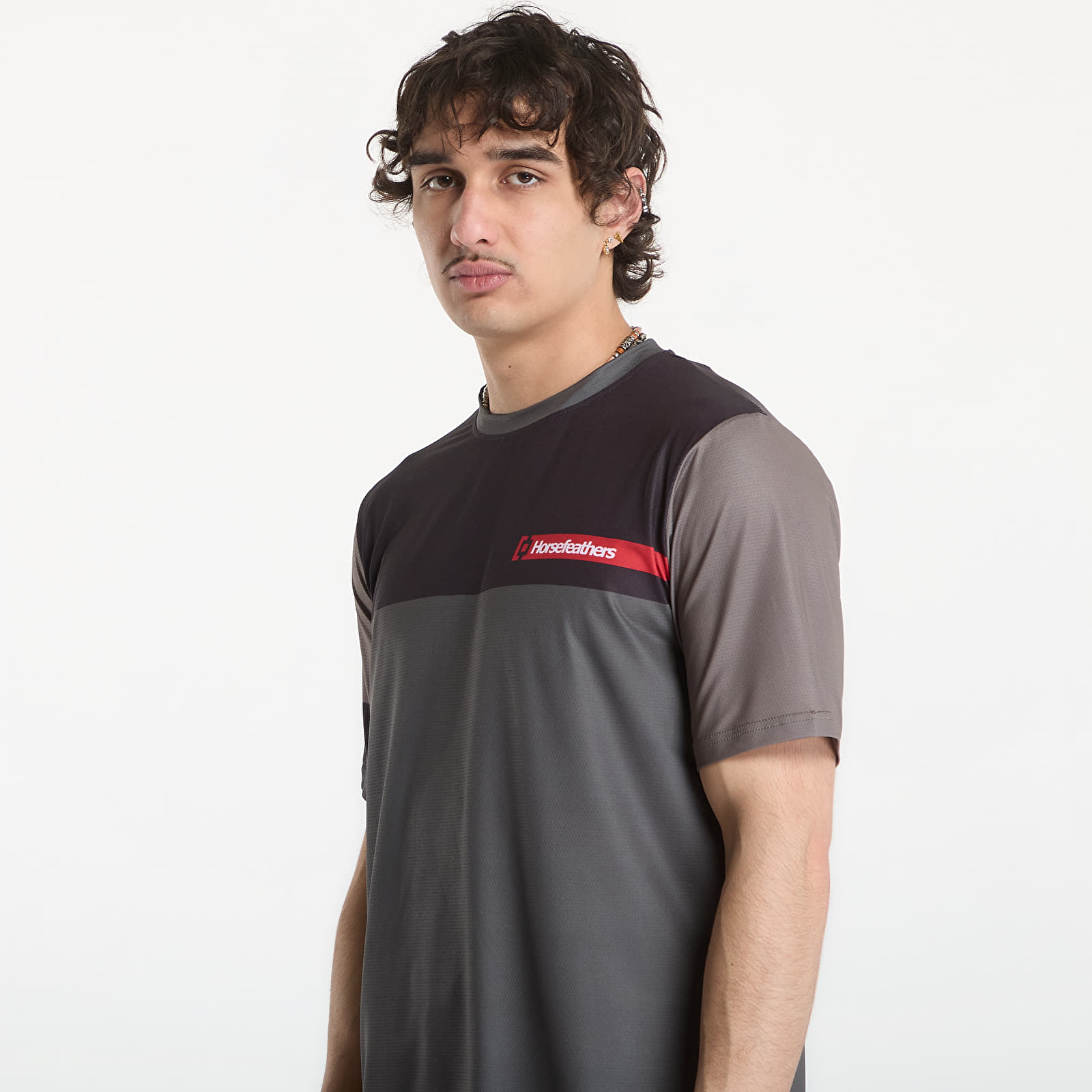 Pelipaidat Horsefeathers Quantum Bike Jersey Chimera/ Walnut