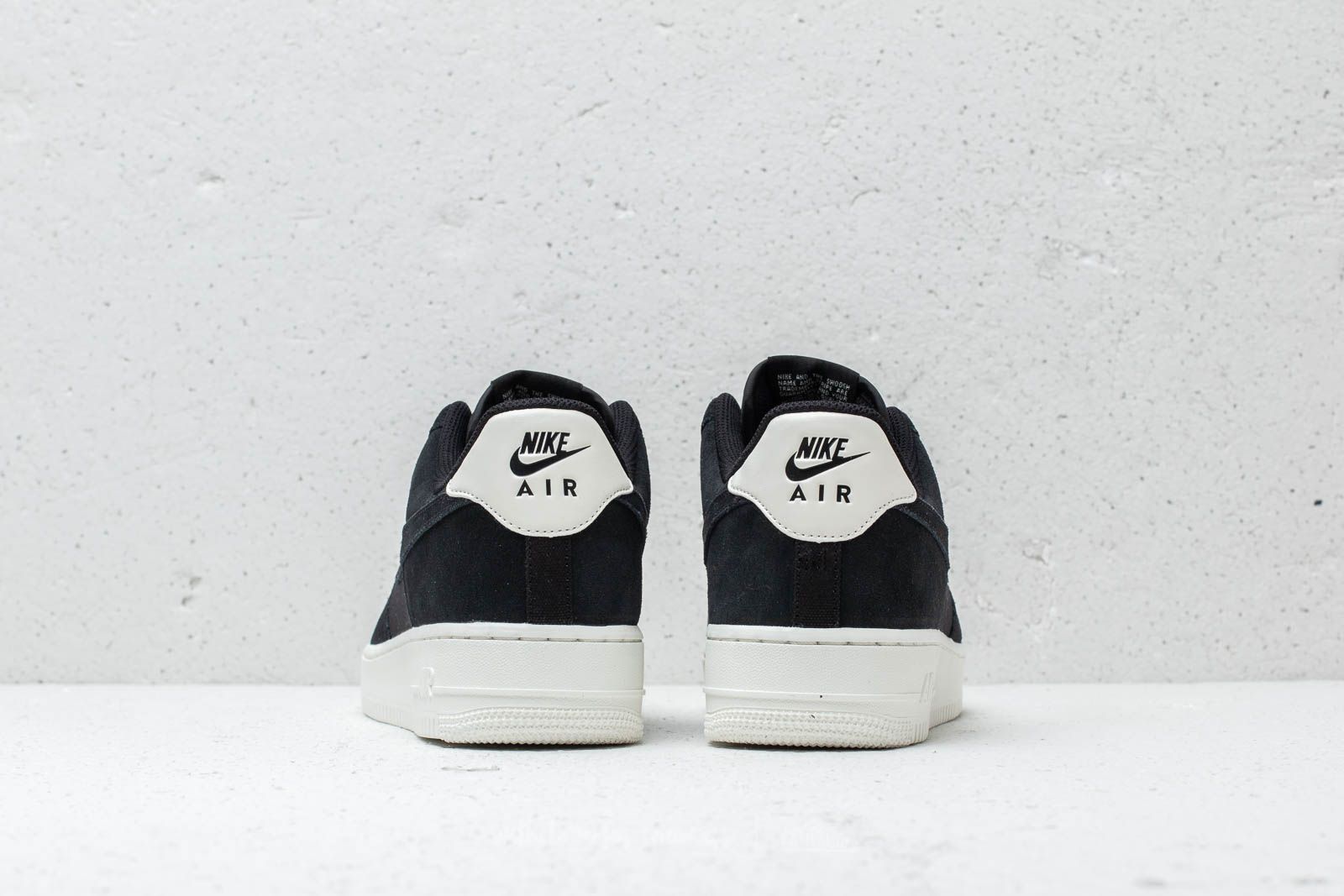 Men's shoes Nike Air Force 1 `07 Suede Black/ Black-Sail