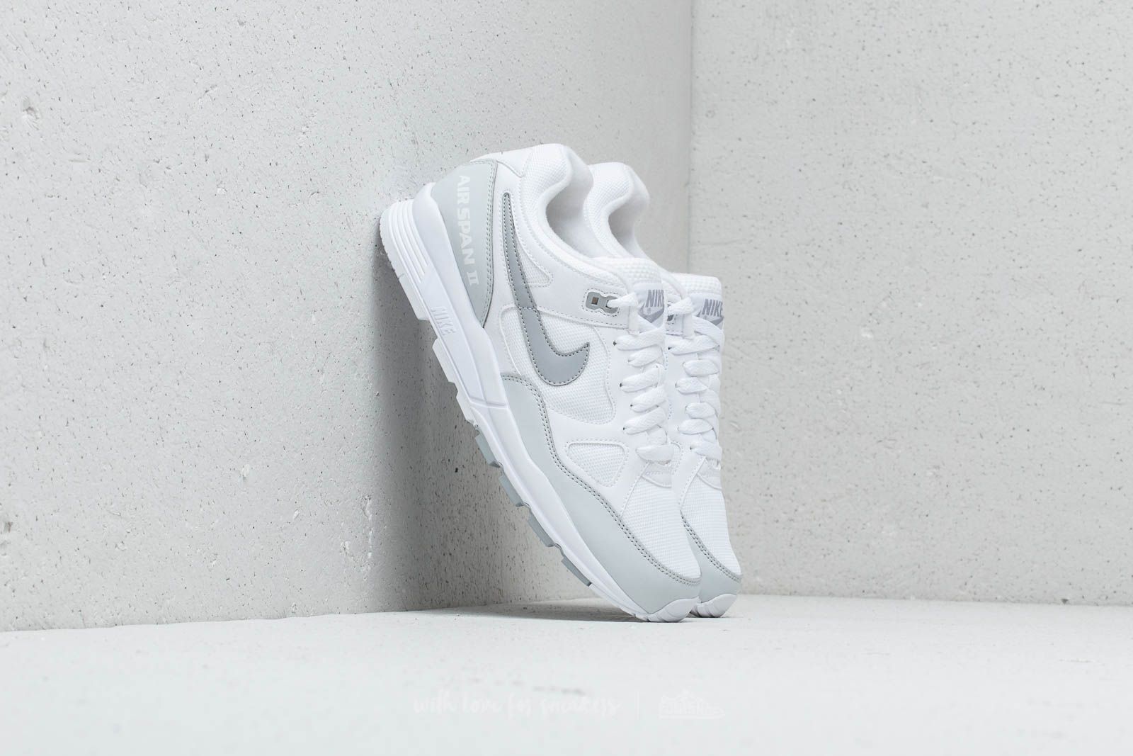 Herenschoenen Nike Air Span II White Wolf Grey Pure Platinum