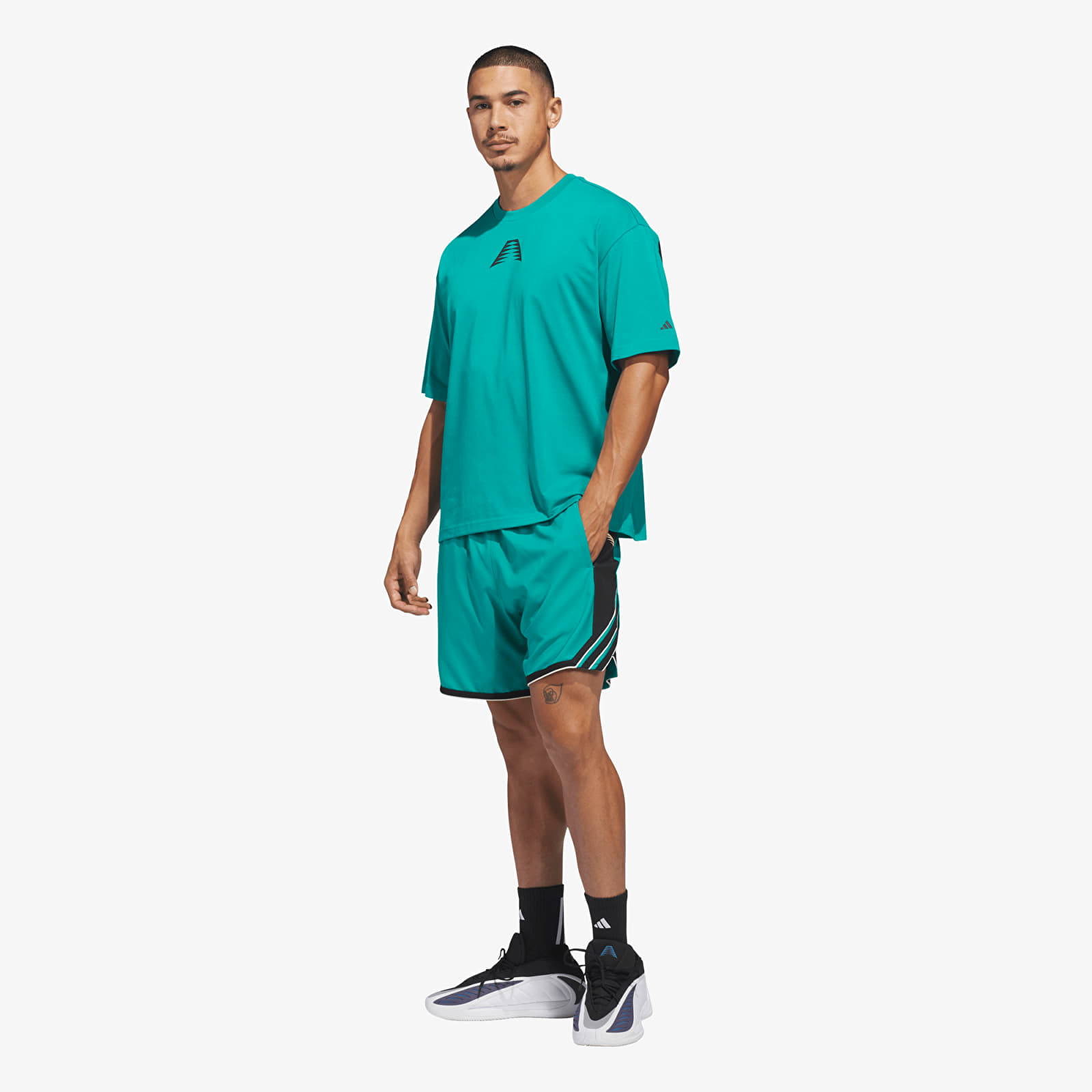 Мъжки тениски adidas x Anthony Edwards Believe That T-Shirt Equipment Green