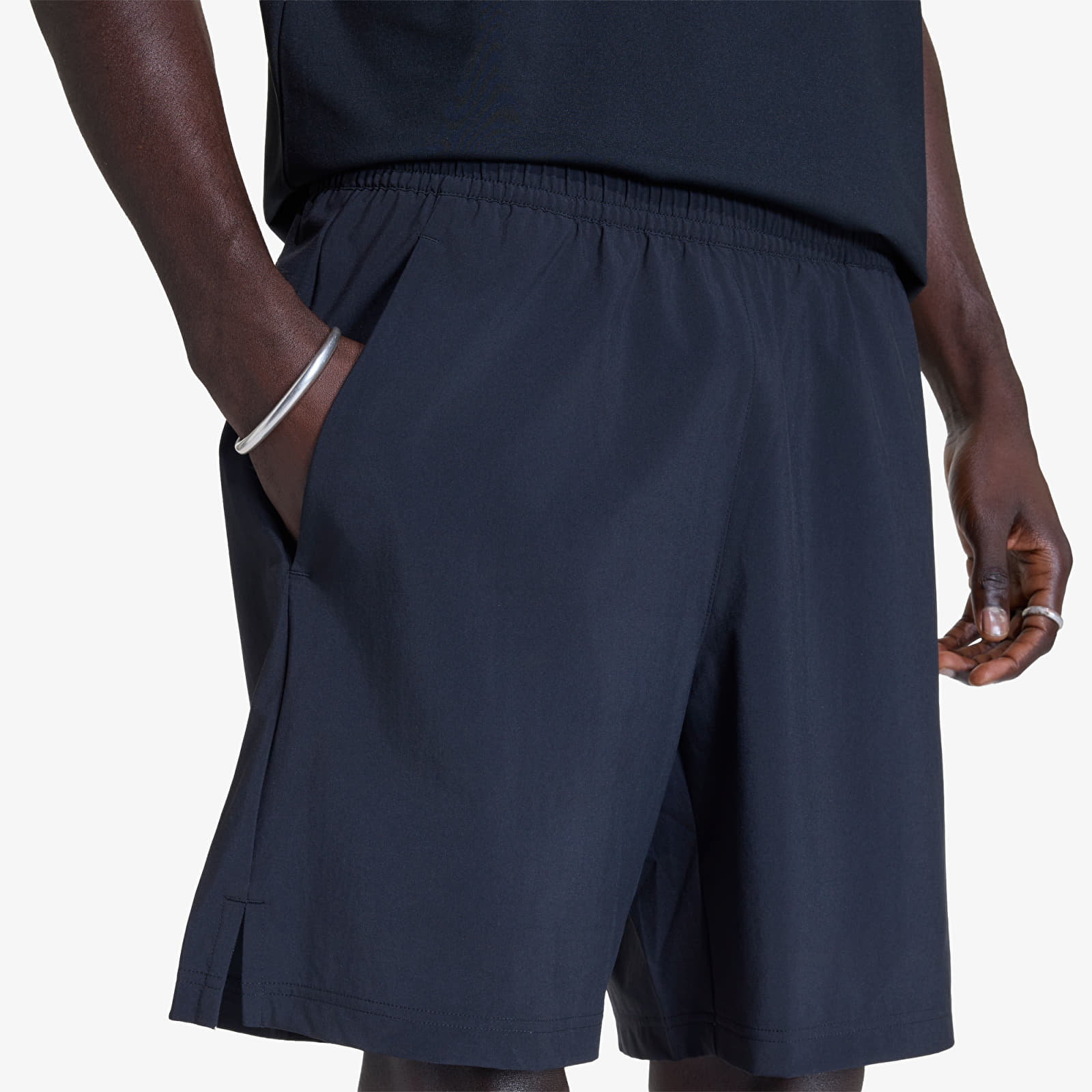 Kurzhosen adidas Tech Trefoil Essentials Polyester Shorts Black