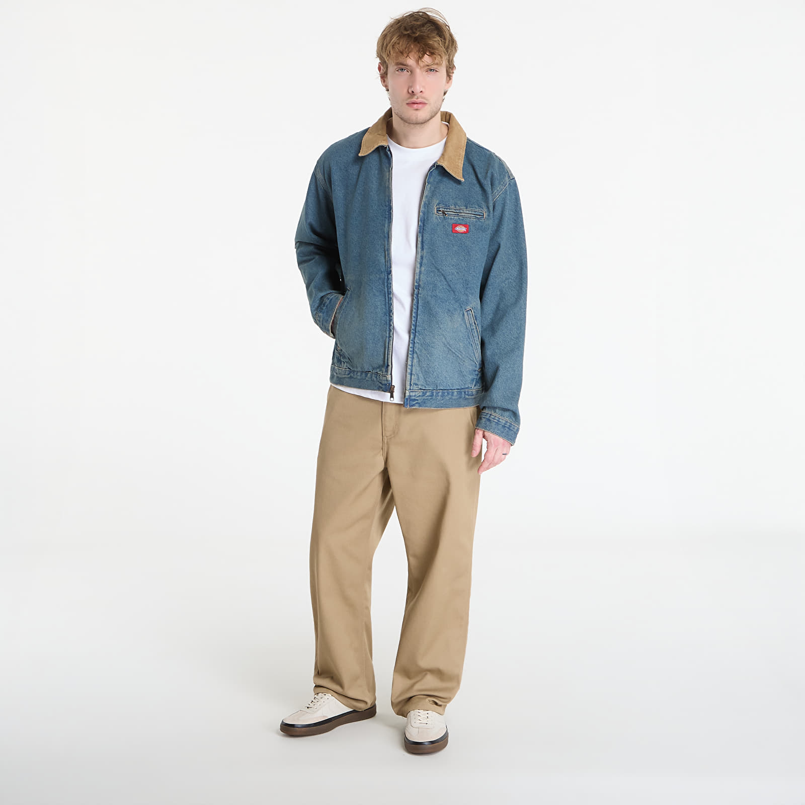 Muške jakne Dickies Denim Painter Jacket Khaki Tinted Blue
