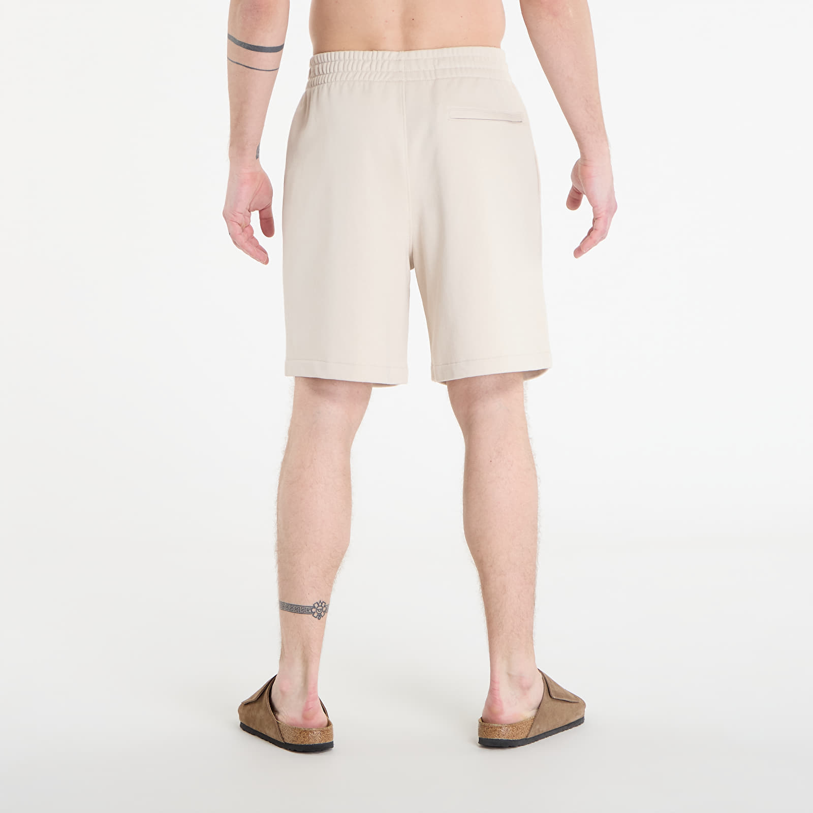 Muške kratke hlače Calvin Klein Jeans Eu 350Terry Badge Short Oatmeal Melange