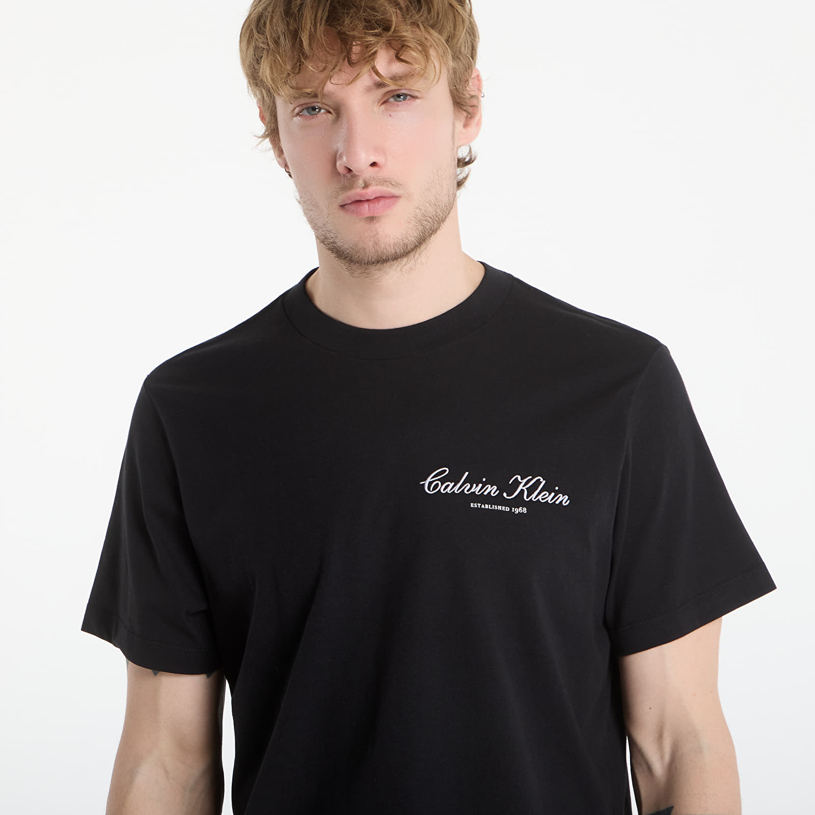 T-shirts til mænd Calvin Klein Jeans 20S March Graphic Seasonal Tee Black