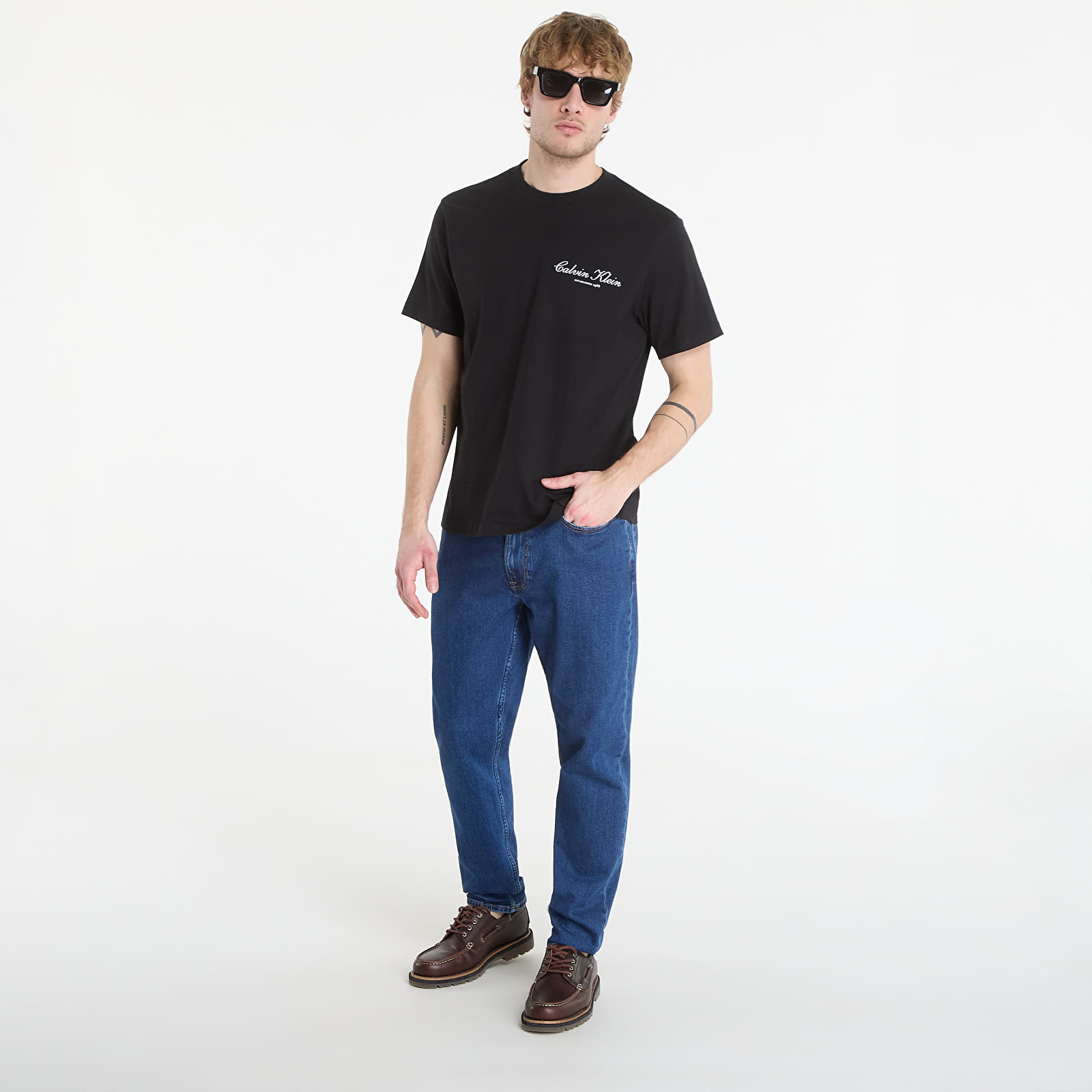 T-shirts til mænd Calvin Klein Jeans 20S March Graphic Seasonal Tee Black