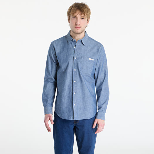 Shirt Calvin Klein Jeans Ls Chambray Classic Shirt Blue Descent