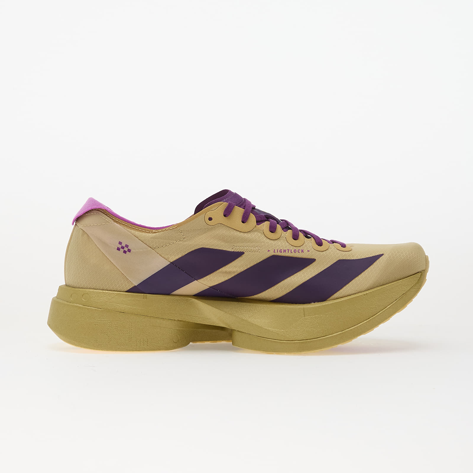 Men's shoes adidas Adizero Adios Pro 4 Sand/ Rich Purple/ Gold Met.