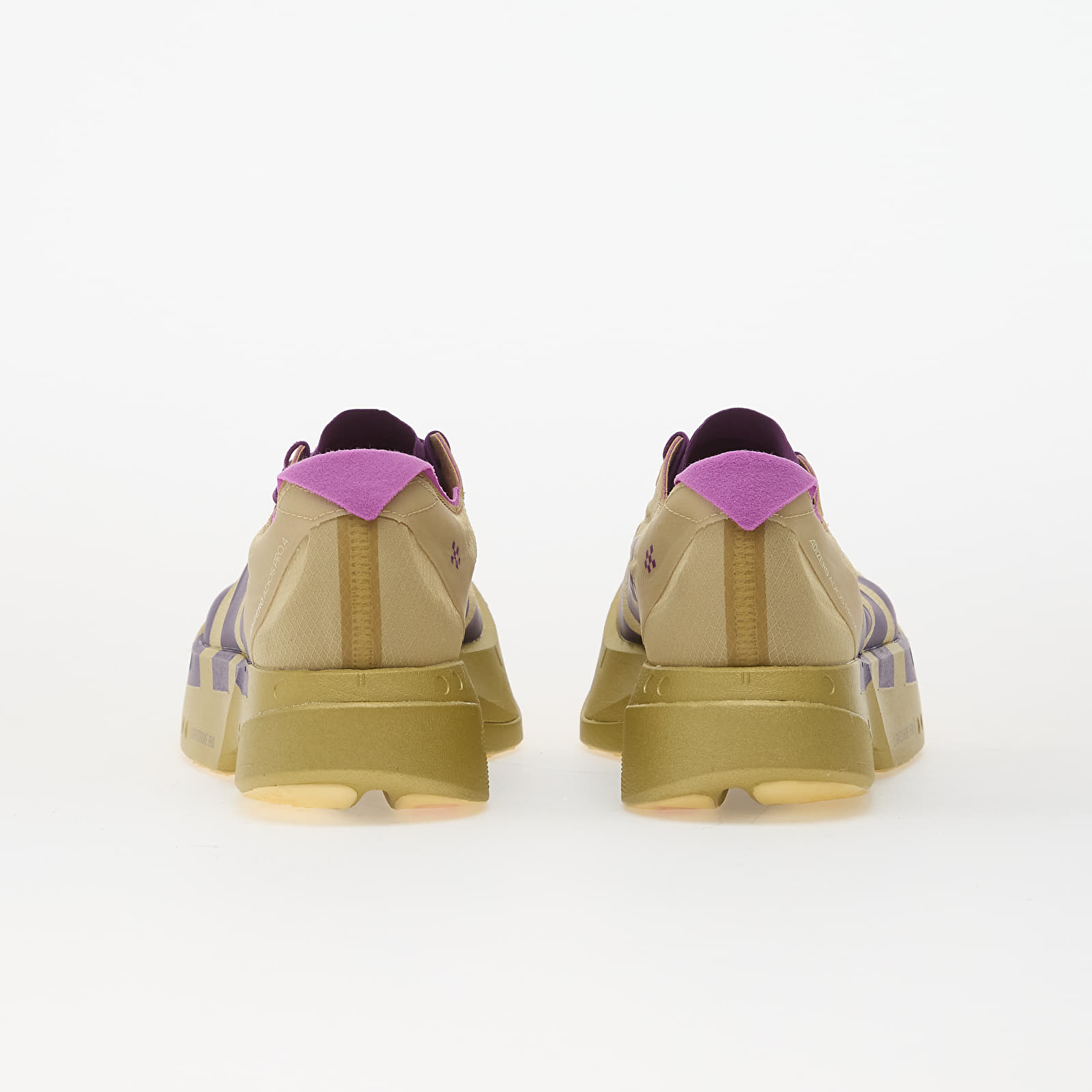 Men's shoes adidas Adizero Adios Pro 4 Sand/ Rich Purple/ Gold Met.