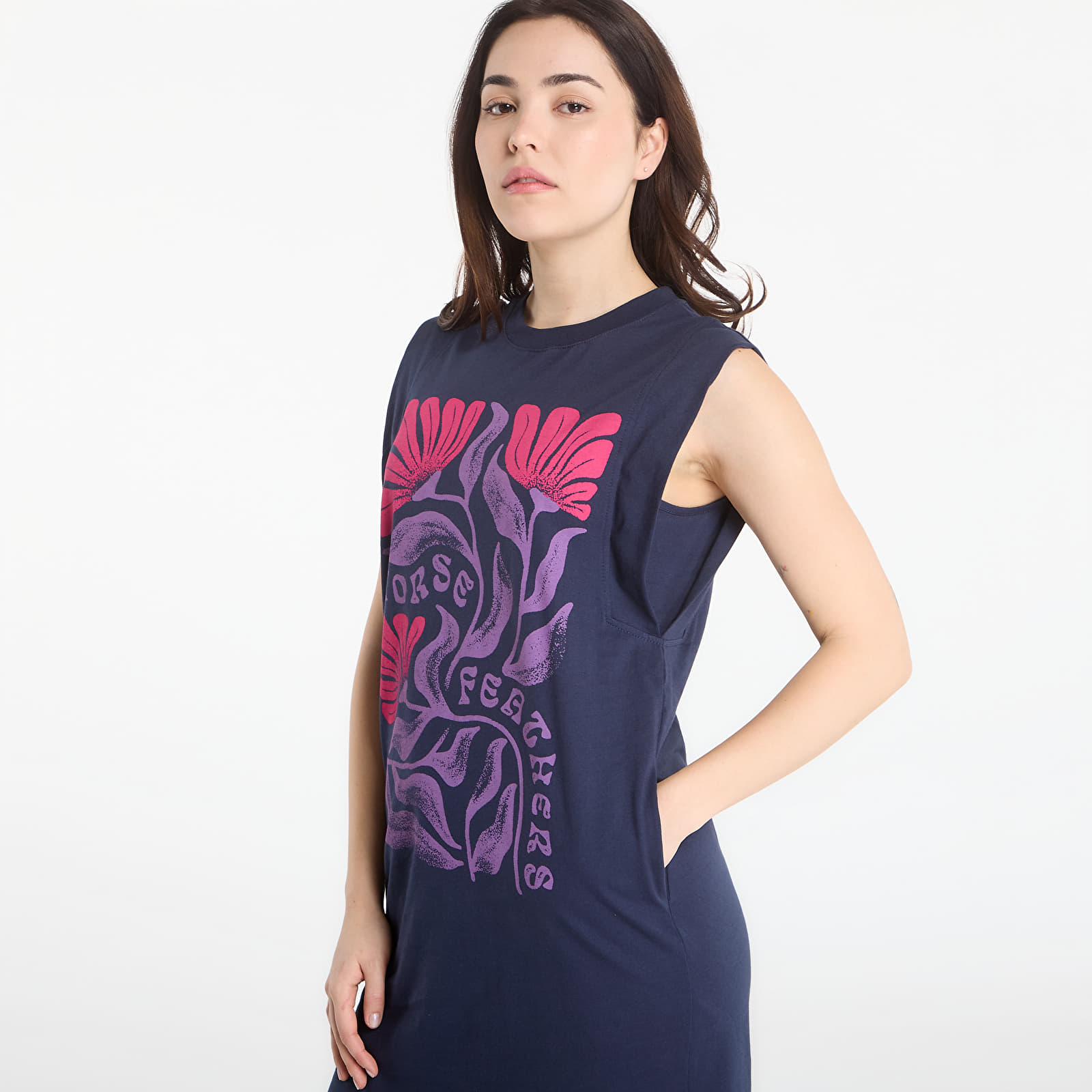 Dámské šaty Horsefeathers Breeda Dress Indigo