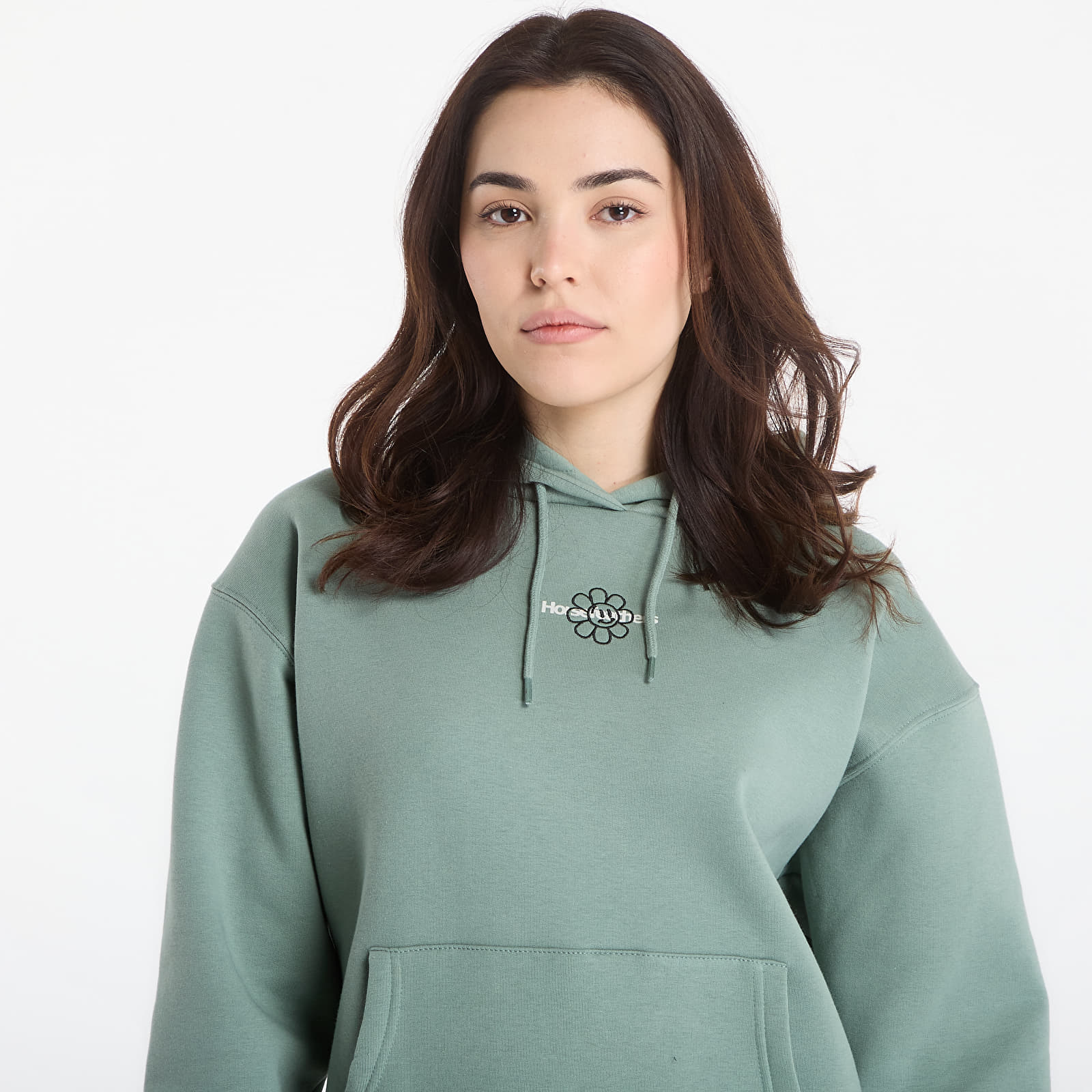Dámské mikiny Horsefeathers Stride Sweatshirt Iceberg Green