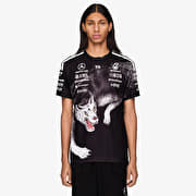 Y-3 Mercedes AMG Petronas Formula 1 Team Driver Short Sleeve Jersey Black