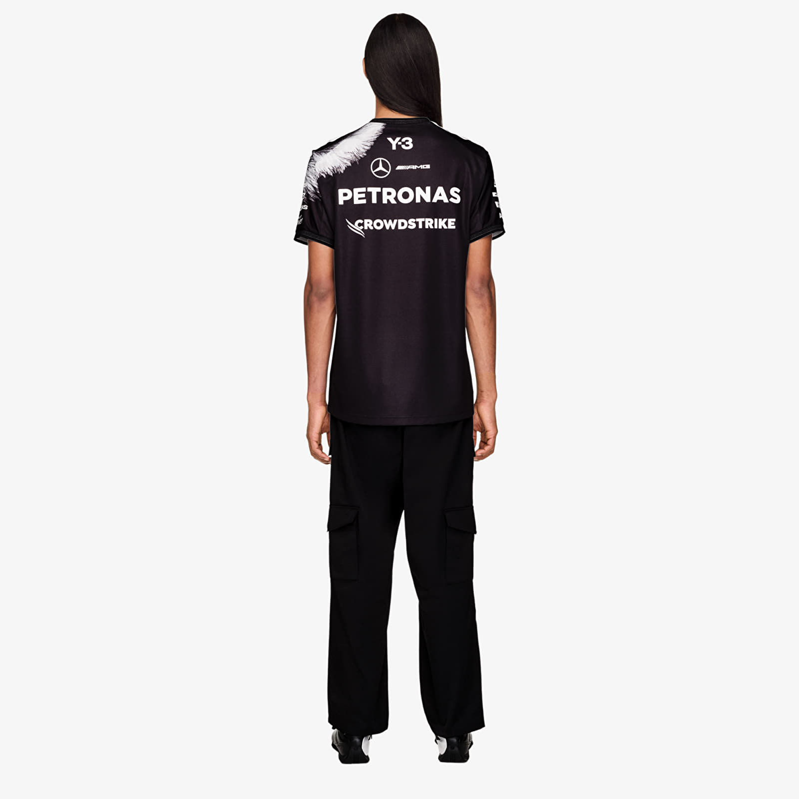 Джерси Y-3 Mercedes AMG Petronas Formula 1 Team Driver Short Sleeve Jersey Black