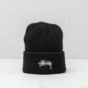 Hats Stüssy Stock FA18 Cuff Beanie Black (132890 black) | Footshop