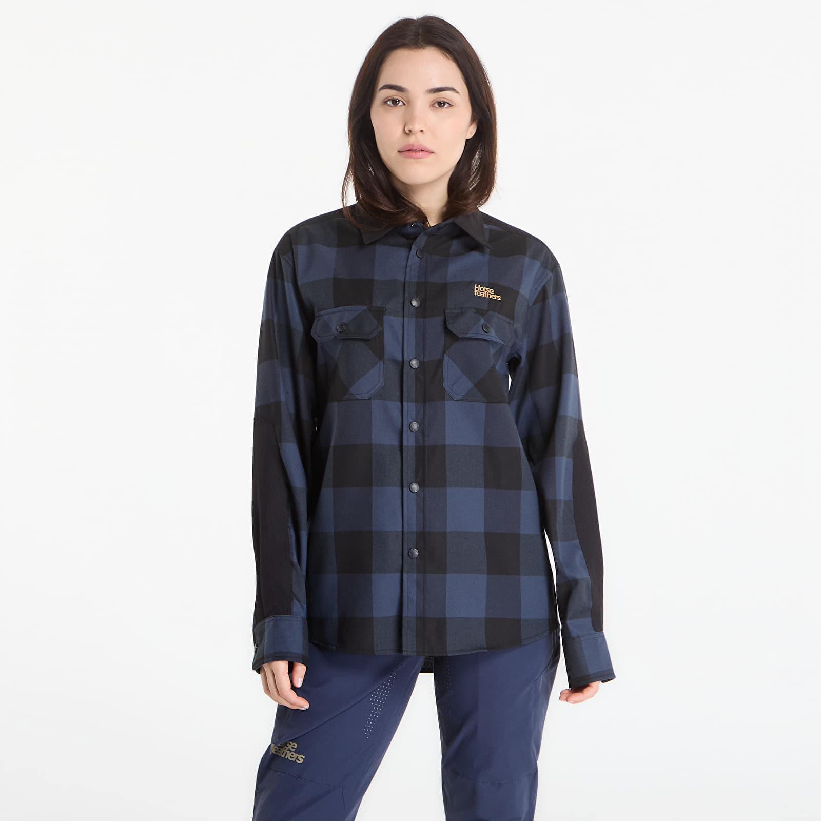 Риза Horsefeathers Prom Shirt Indigo XL