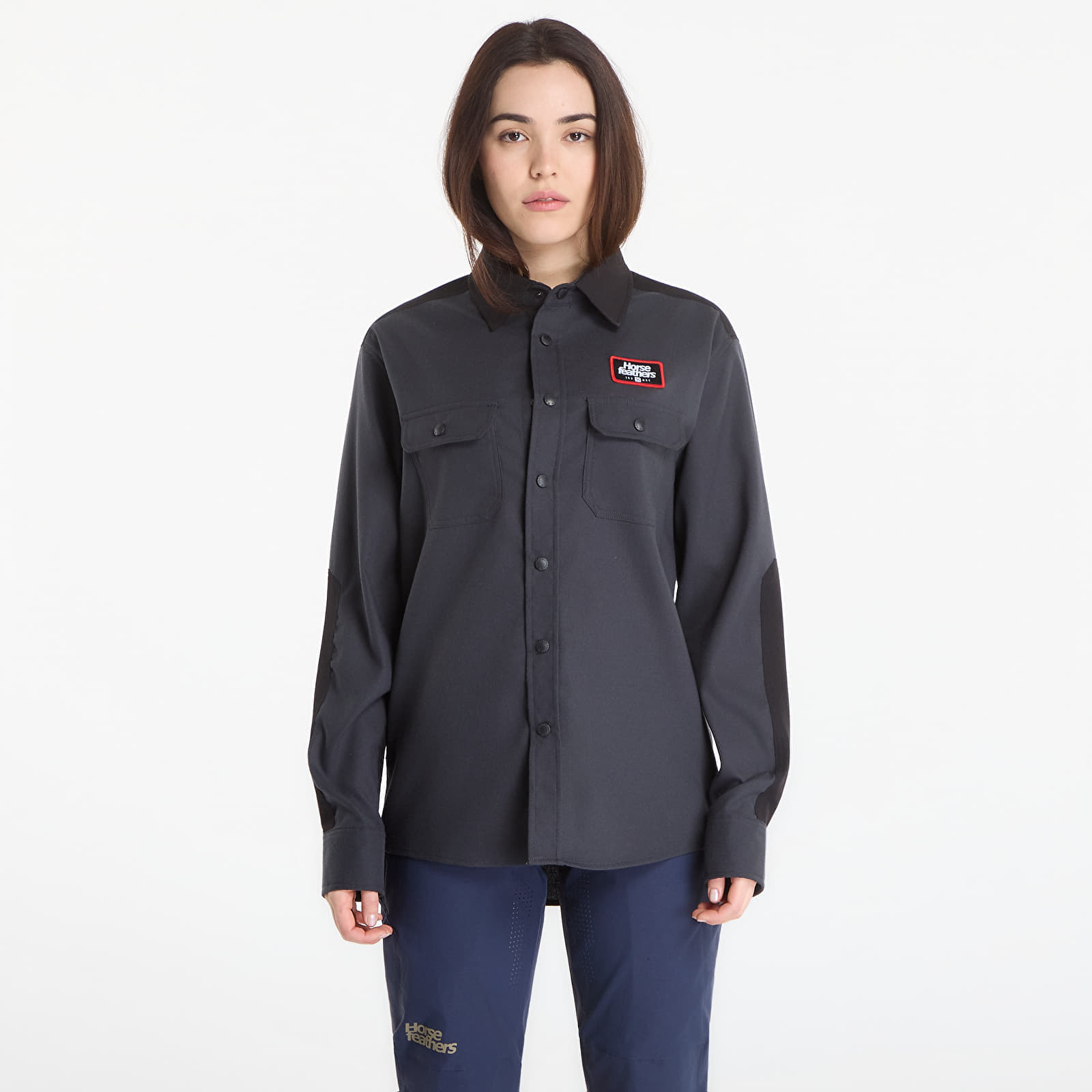 Риза Horsefeathers Prom Shirt Dark Gray S