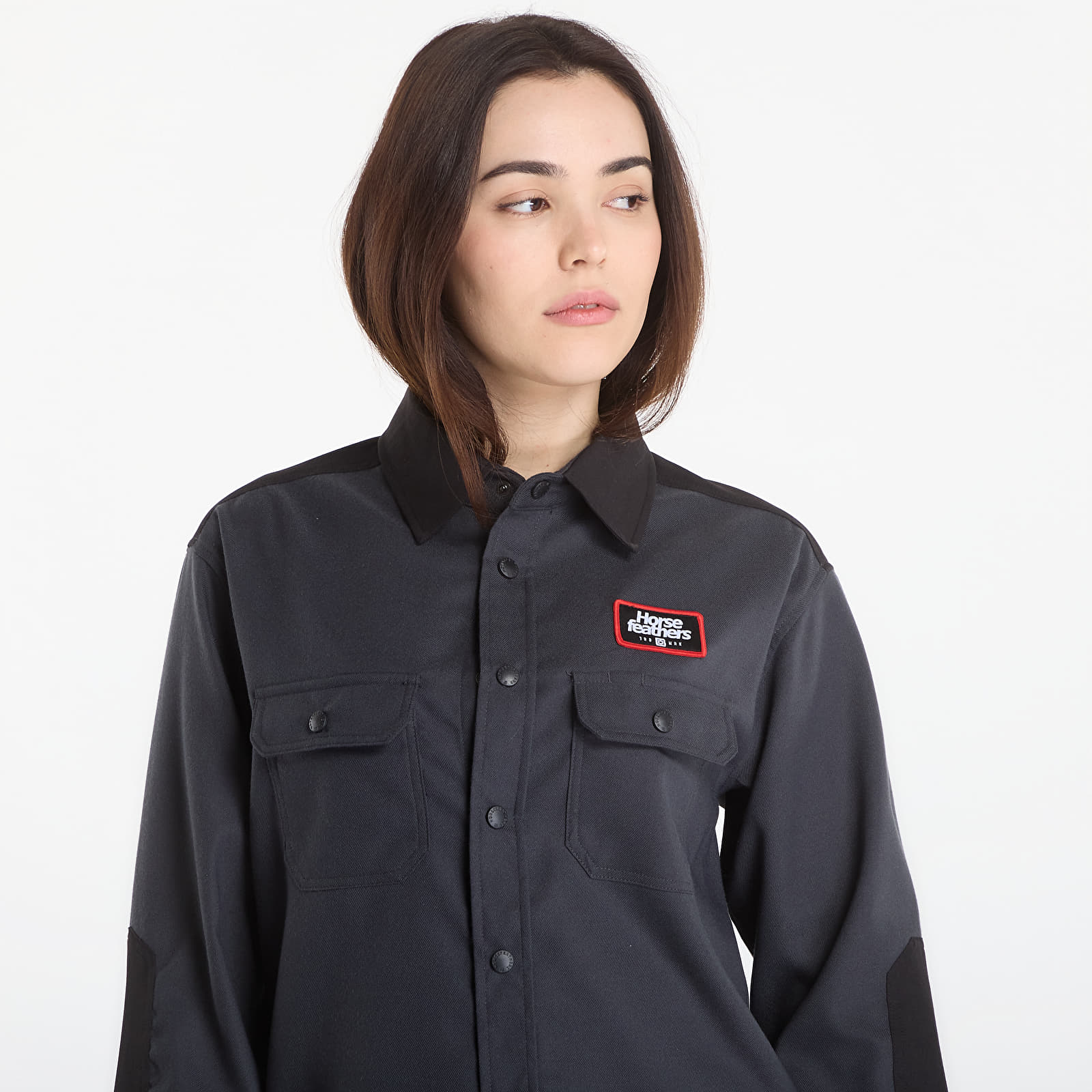 Pánské košile Horsefeathers Prom Shirt Dark Gray