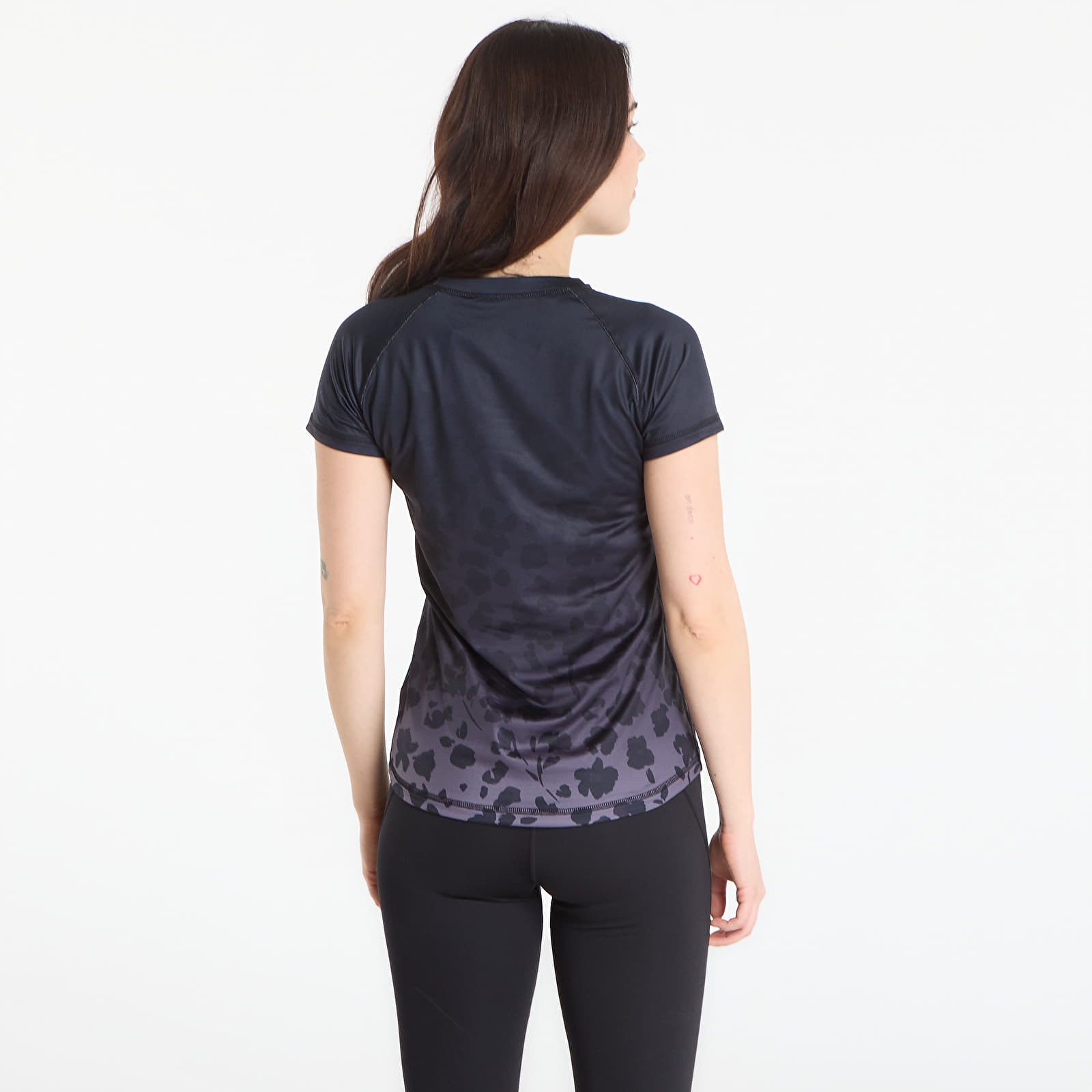 Dámské dresy Horsefeathers Deco Bike Jersey Black/ Cheetah