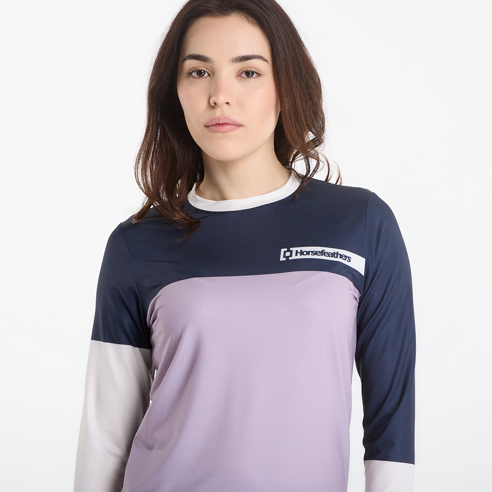 Dotjeran Horsefeathers W Quantum Ls Bike Jersey Indigo/ Iris