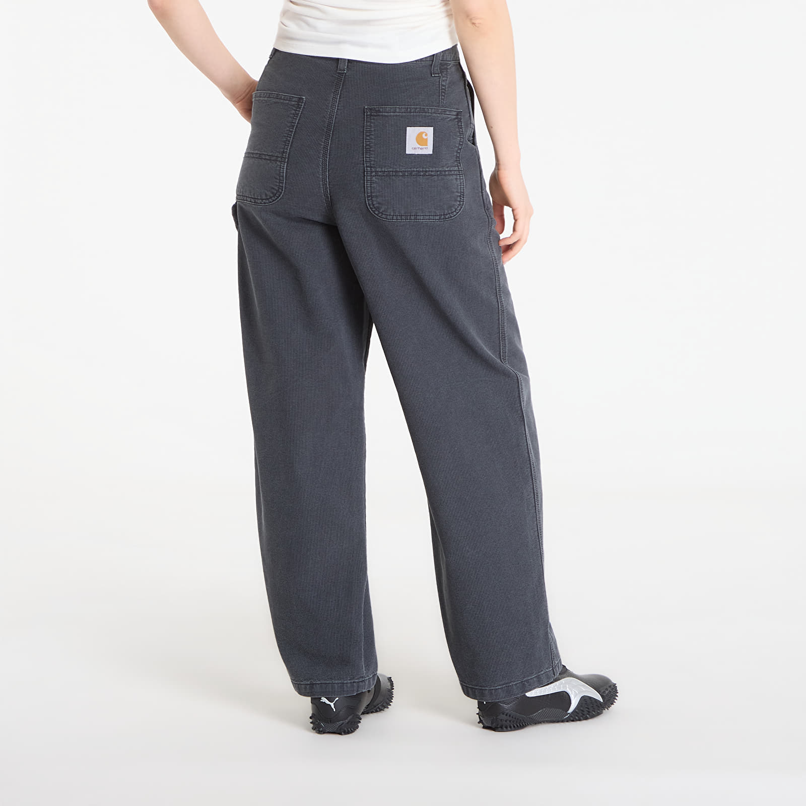 Men's trousers Carhartt WIP Parrish Pant Obsidian