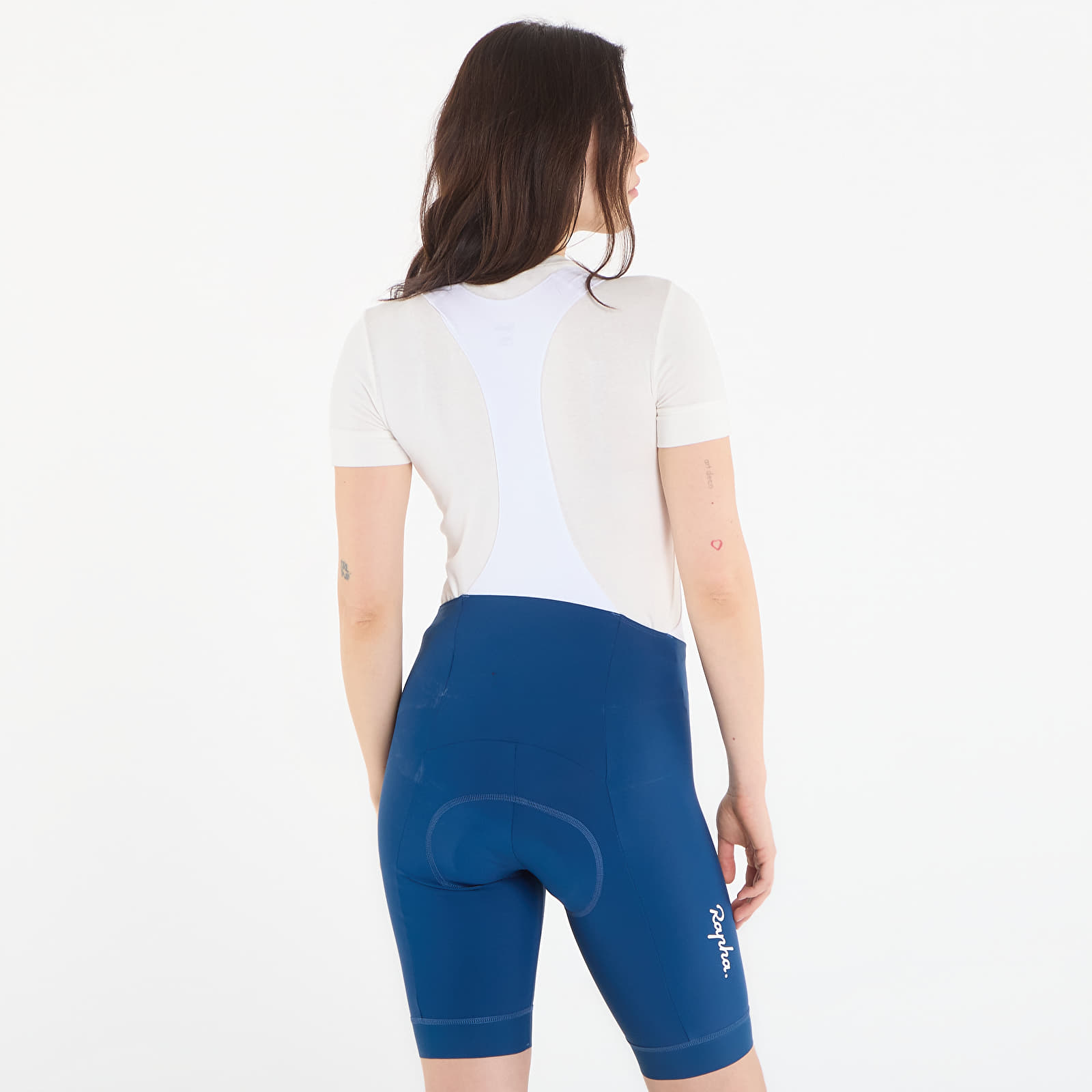 Sieviešu šorti Rapha Women's Core Bib Shorts Jewelled Blue/ White