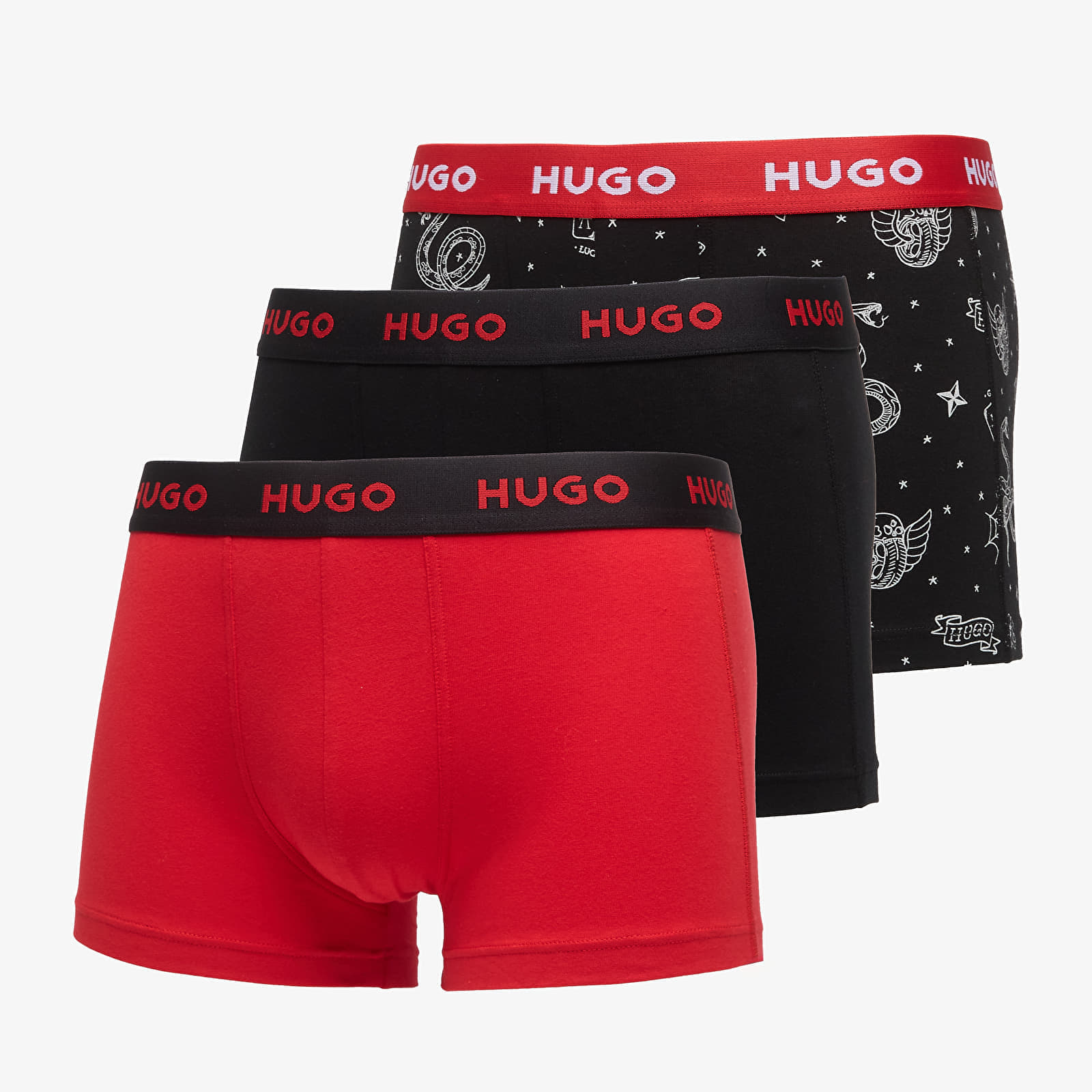 Боксерки Hugo Boss Trunk 3-Pack Design Multicolor L