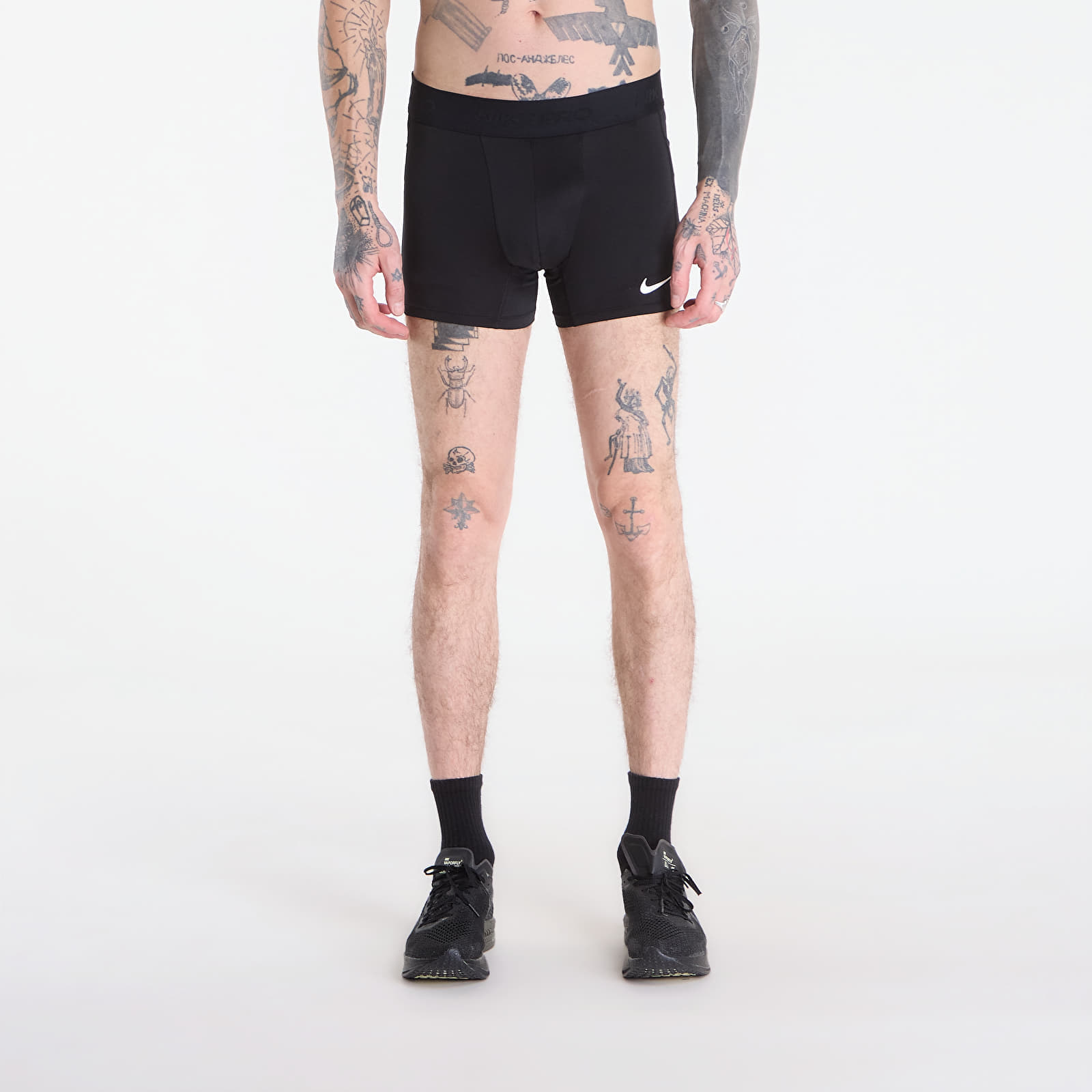 Къси панталони Nike Pro Men's Dri-FIT Brief Shorts Black/ White S