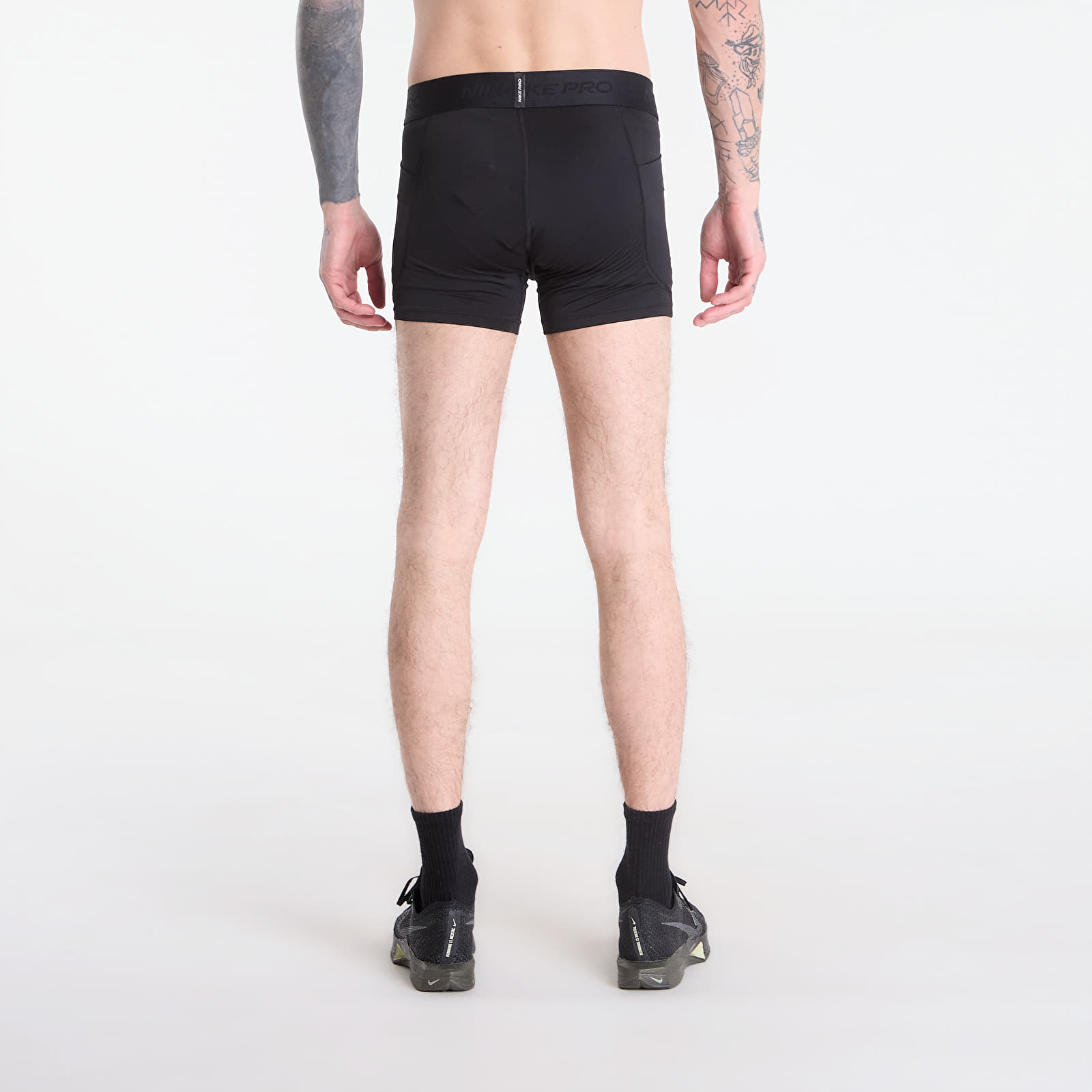 Pantaloncini Nike Pro Men's Dri-FIT Brief Shorts Black/ White