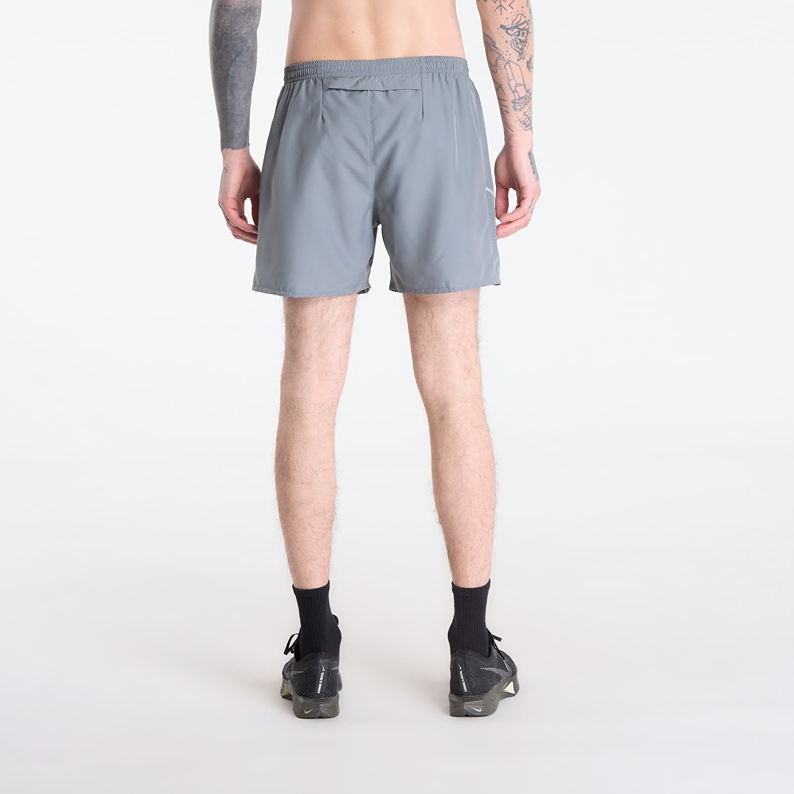 Shorts Nike Miler Men's Dri-FIT 2-in-1 5" Running Shorts Smoke Grey/ Smoke Grey/ Reflective Silv