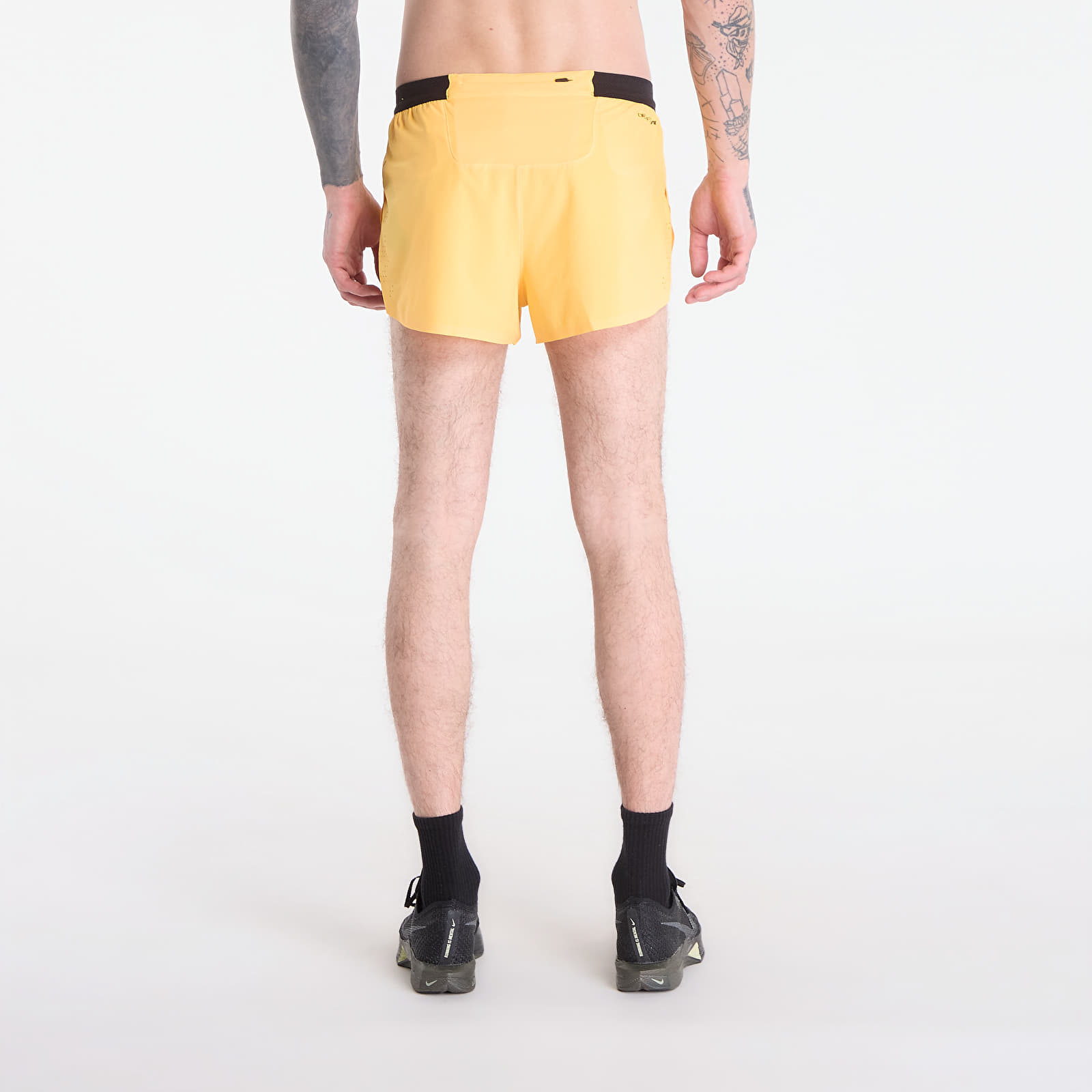 Calções de homem Nike AeroSwift Men's Dri-FIT ADV 2" Brief-Lined Running Shorts Laser Orange/ Black